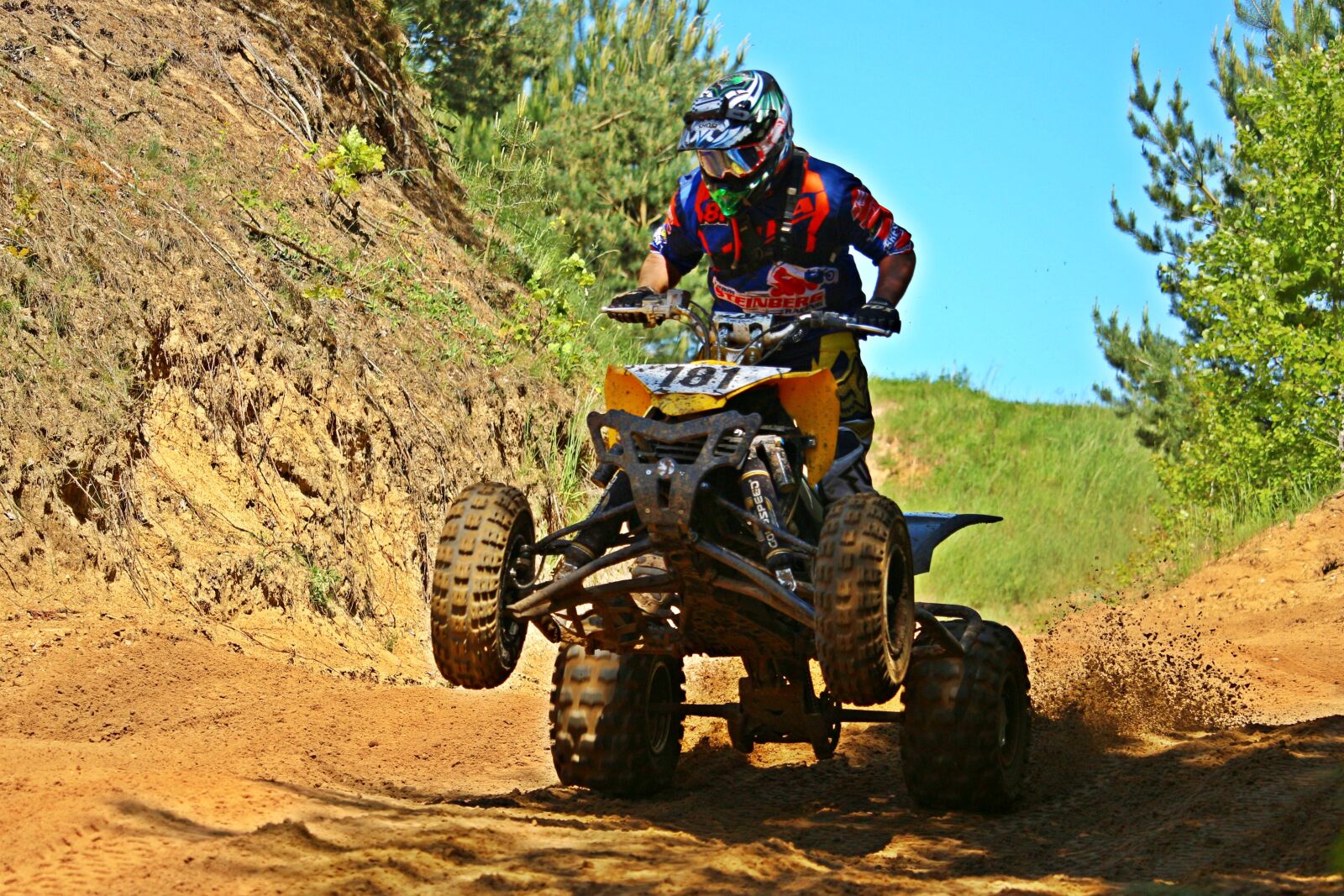 Canon EOS 100D (EOS Rebel SL1 / EOS Kiss X7) sample photo. Quad, motocross, enduro photography