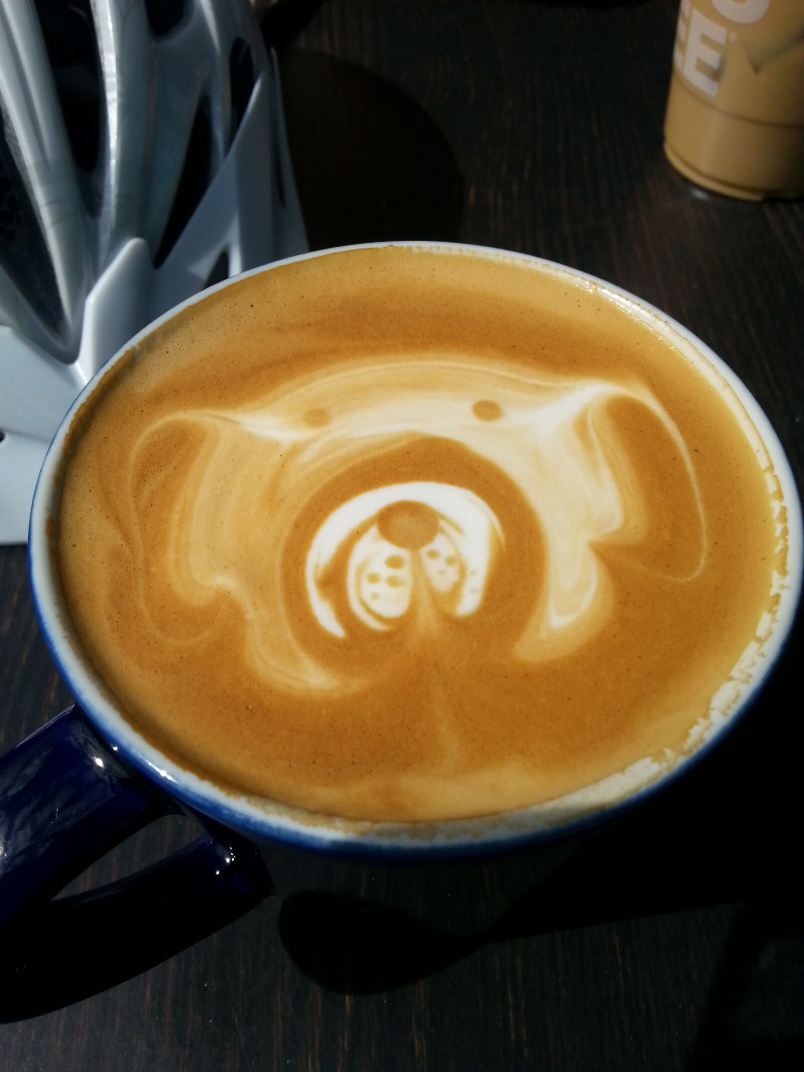 Samsung Galaxy S3 sample photo. Coffee, dog face, cup photography