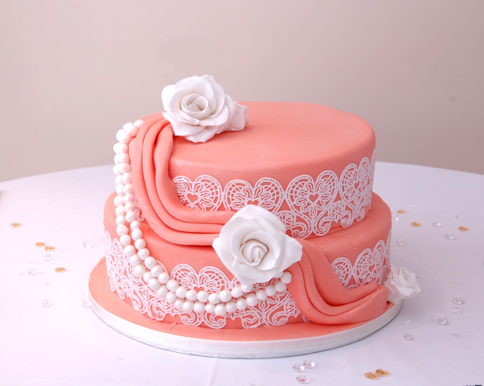 Nikon D200 sample photo. Cake, pink, party photography