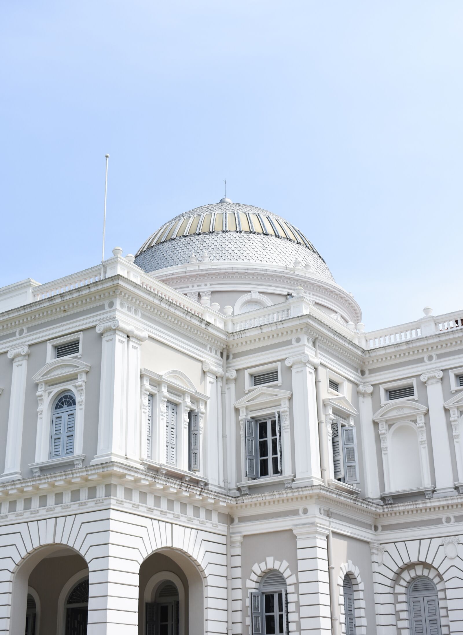 Nikon D3400 sample photo. Monument, museum, singapore photography