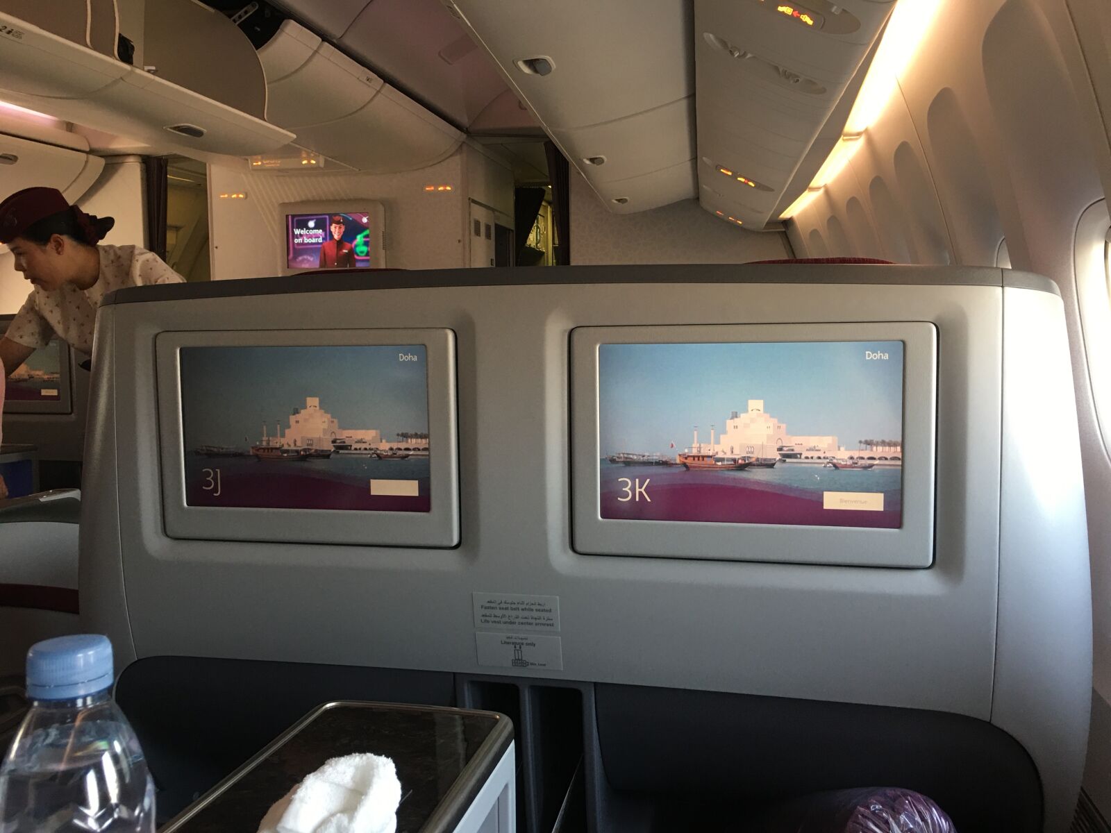 iPhone 6s Plus back camera 4.15mm f/2.2 sample photo. Cinema, in-flight-cinema, aeroplane monitor photography