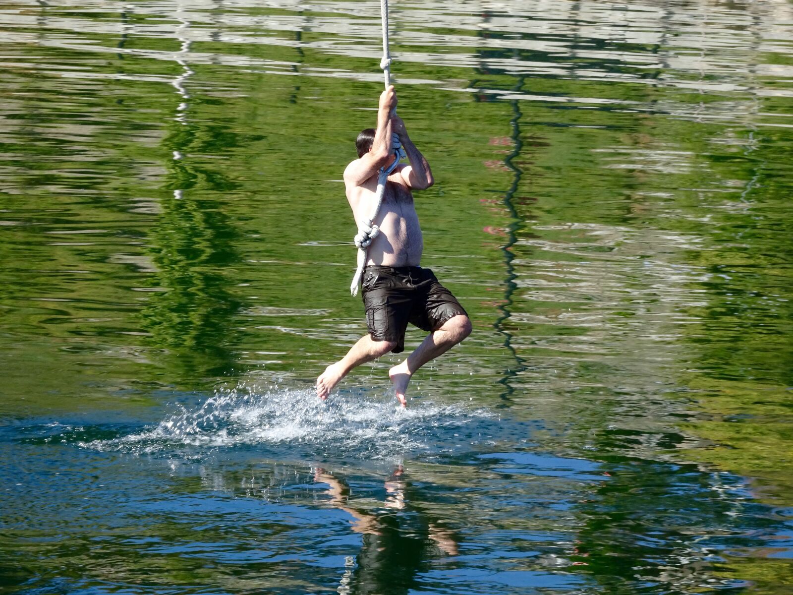 Sony Cyber-shot DSC-HX90V sample photo. Splash, jump, water photography