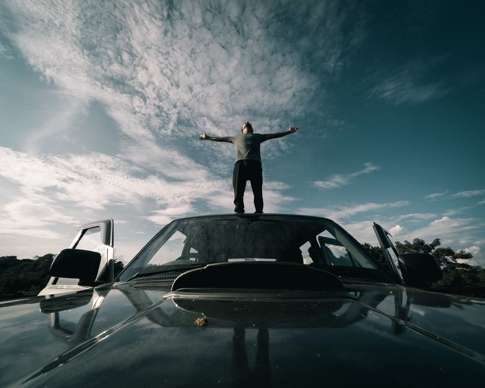GoPro Hero5 Black sample photo. Day, car, sky photography