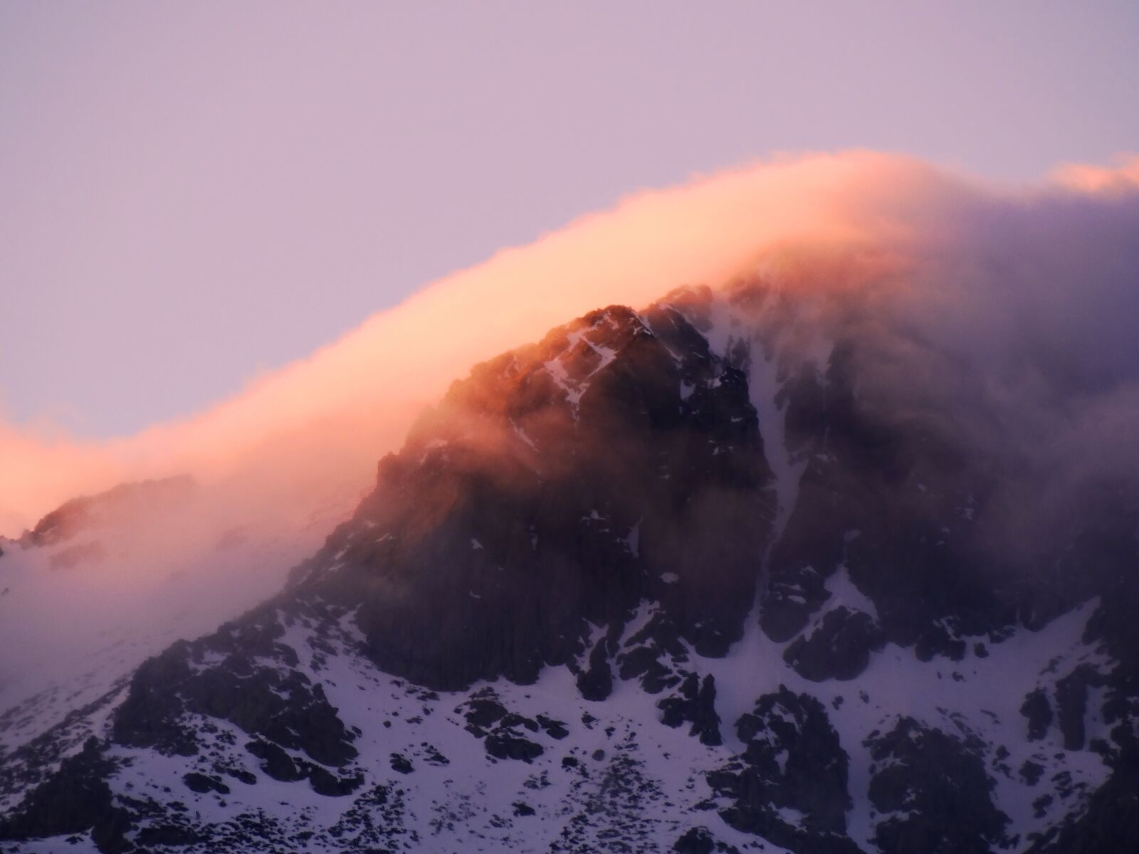 Sony Cyber-shot DSC-HX300 sample photo. Mischievous pink, sunset, mountain photography