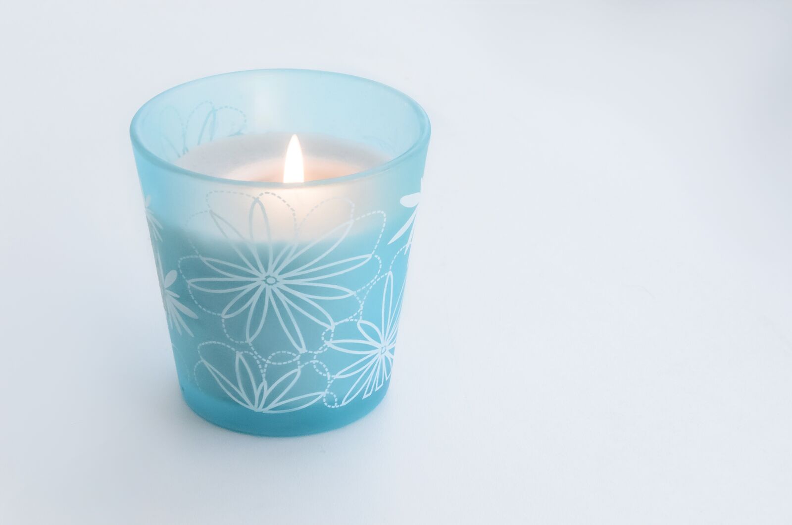 Nikon D5100 sample photo. Candle, fire, blue photography