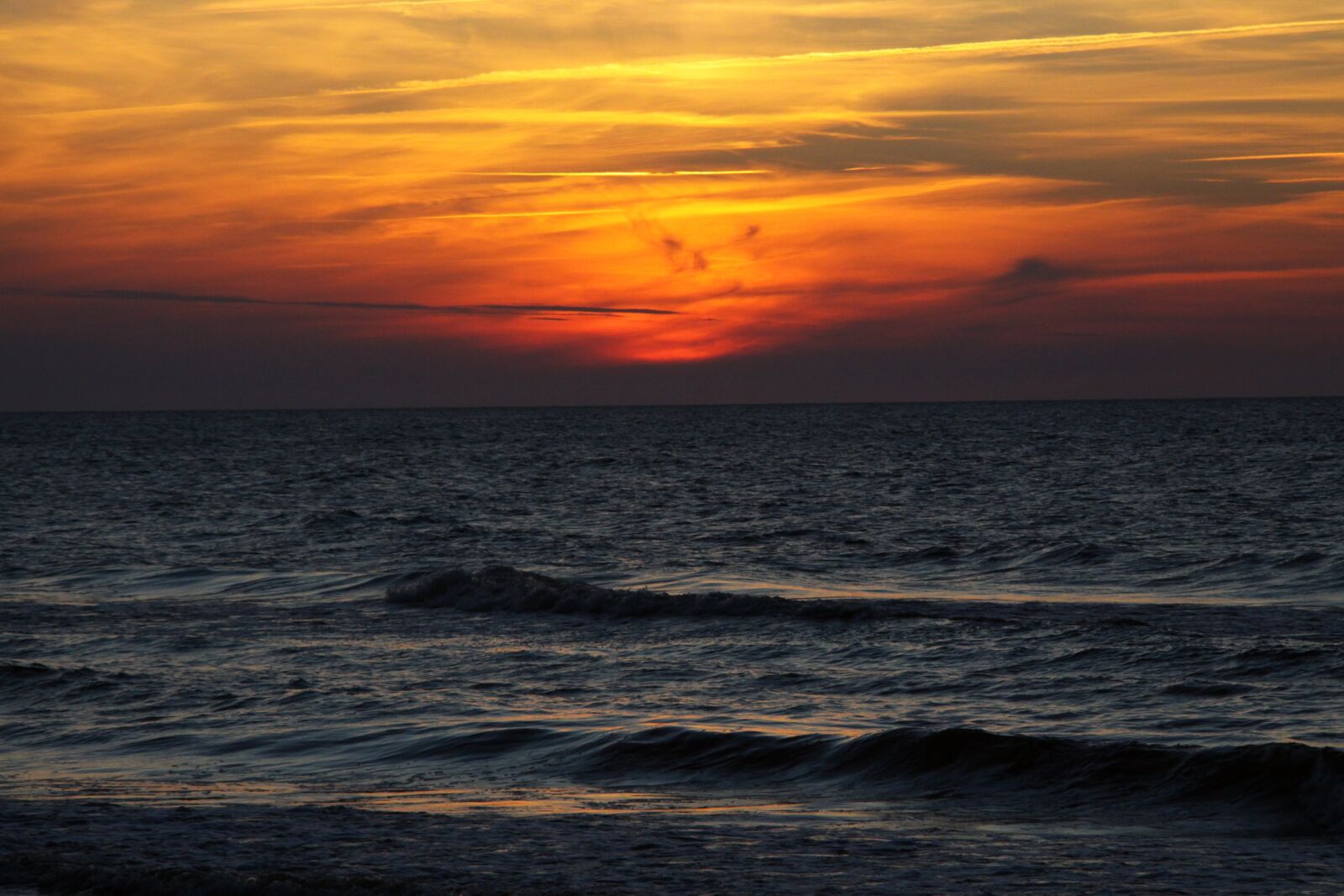 Canon EOS 50D sample photo. Sea, west, sunset photography