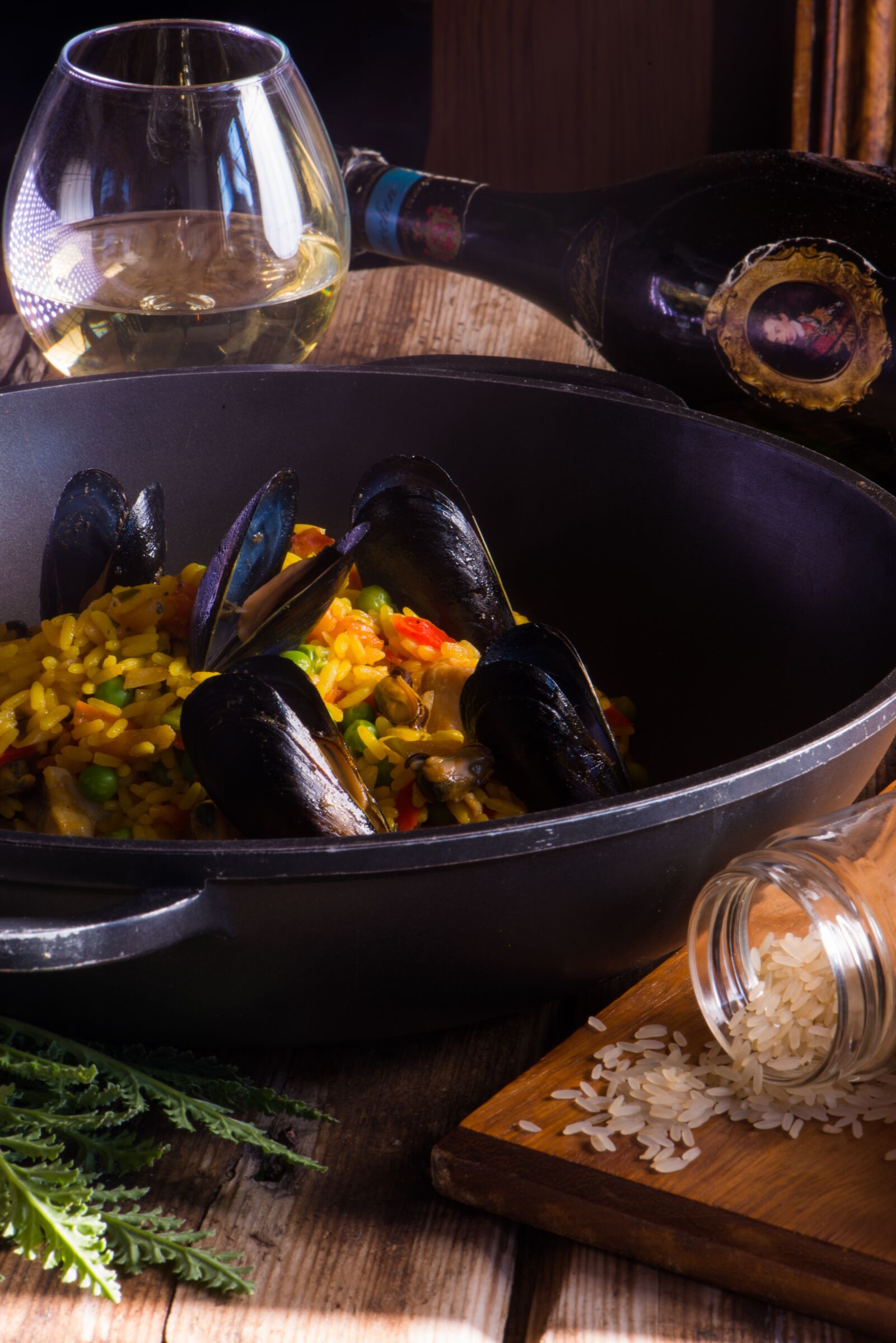 Nikon D800 sample photo. Wine, food, mussels photography