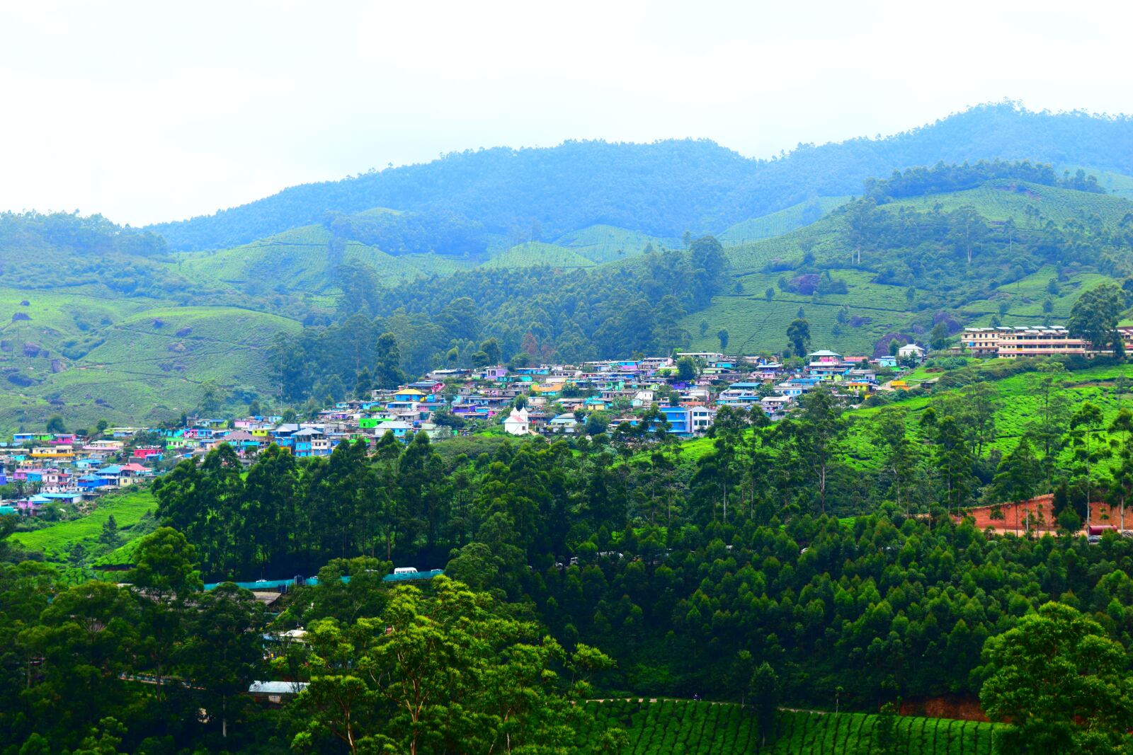 Nikon D3300 sample photo. Village, india, multicoloured houses photography