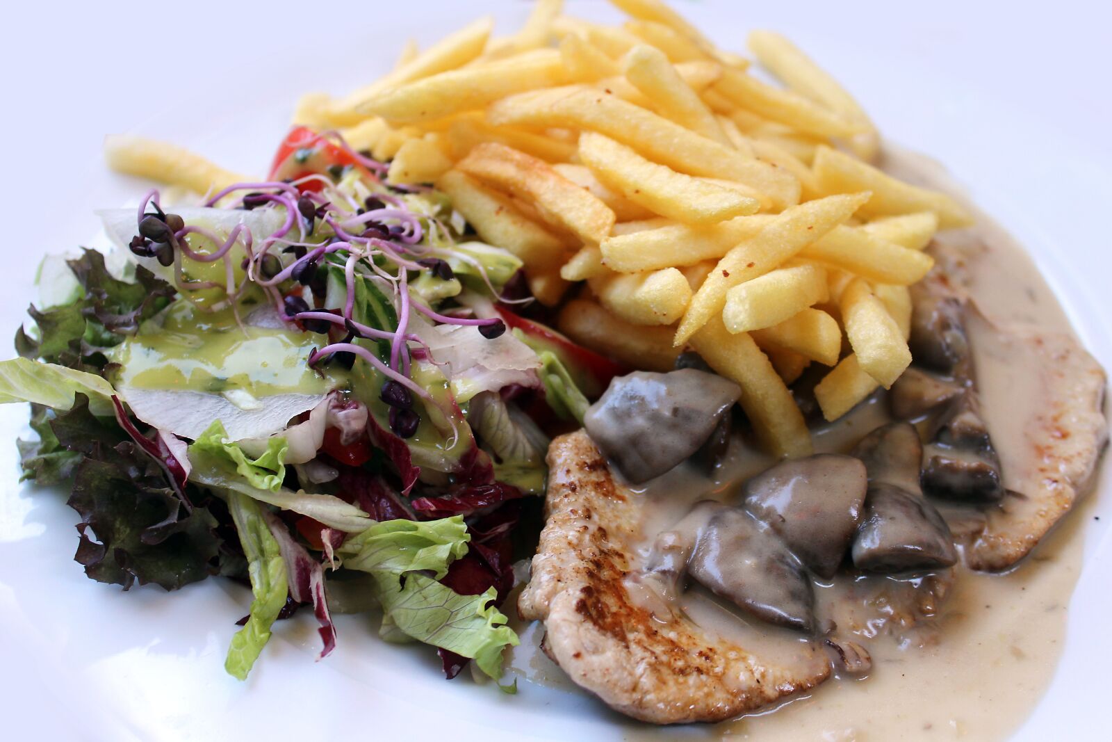Canon EOS 1300D (EOS Rebel T6 / EOS Kiss X80) sample photo. Eat, schnitzel, food photography