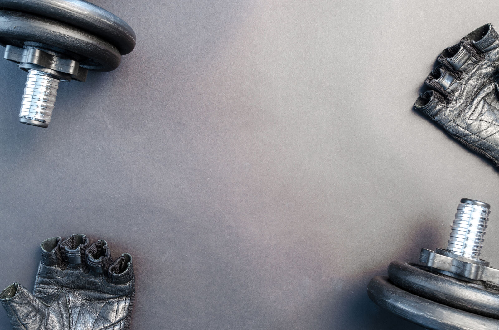 Nikon D5100 sample photo. Barbells, on, gray, surface photography