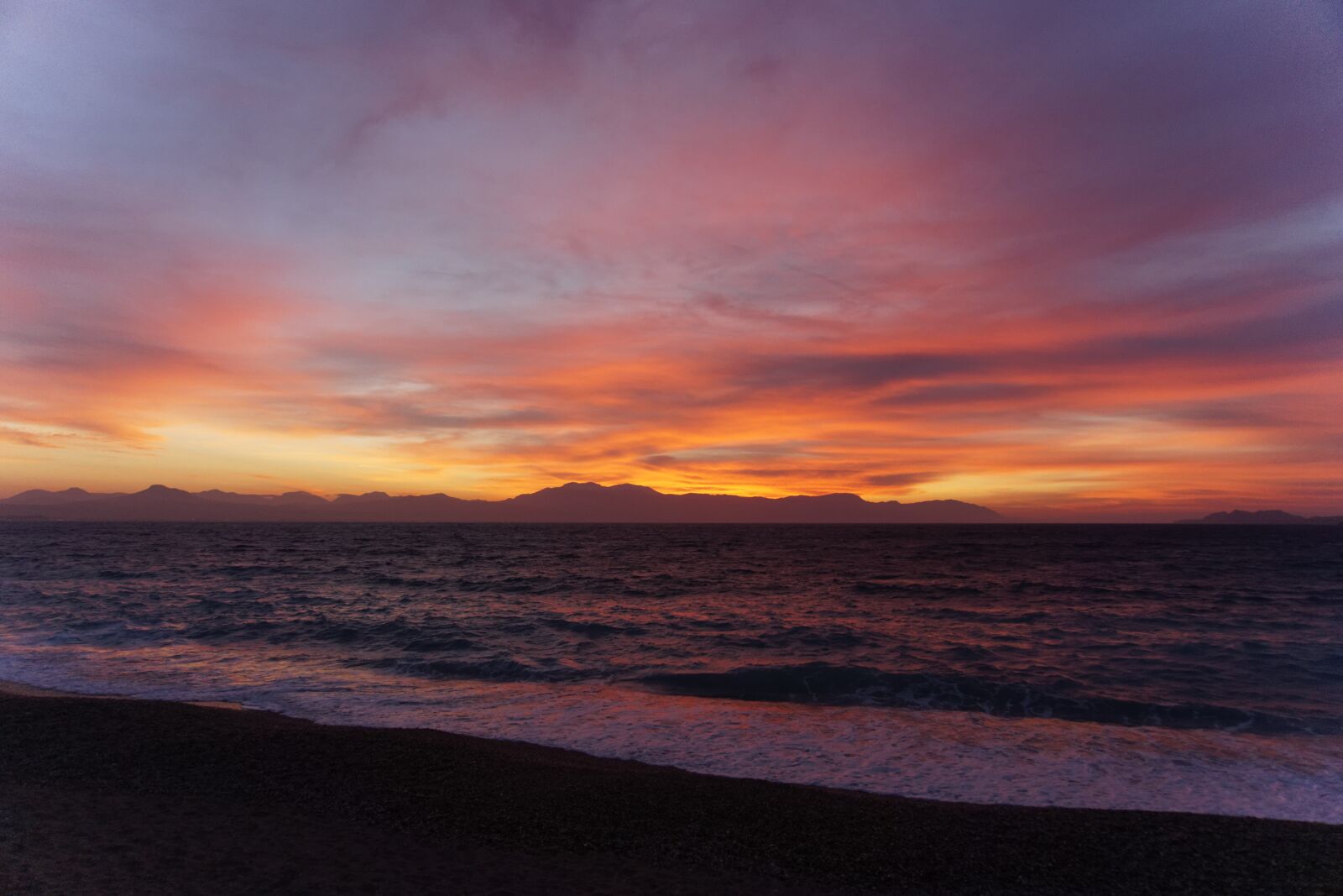 Sony a6000 sample photo. Sunset, loutraki, greece photography