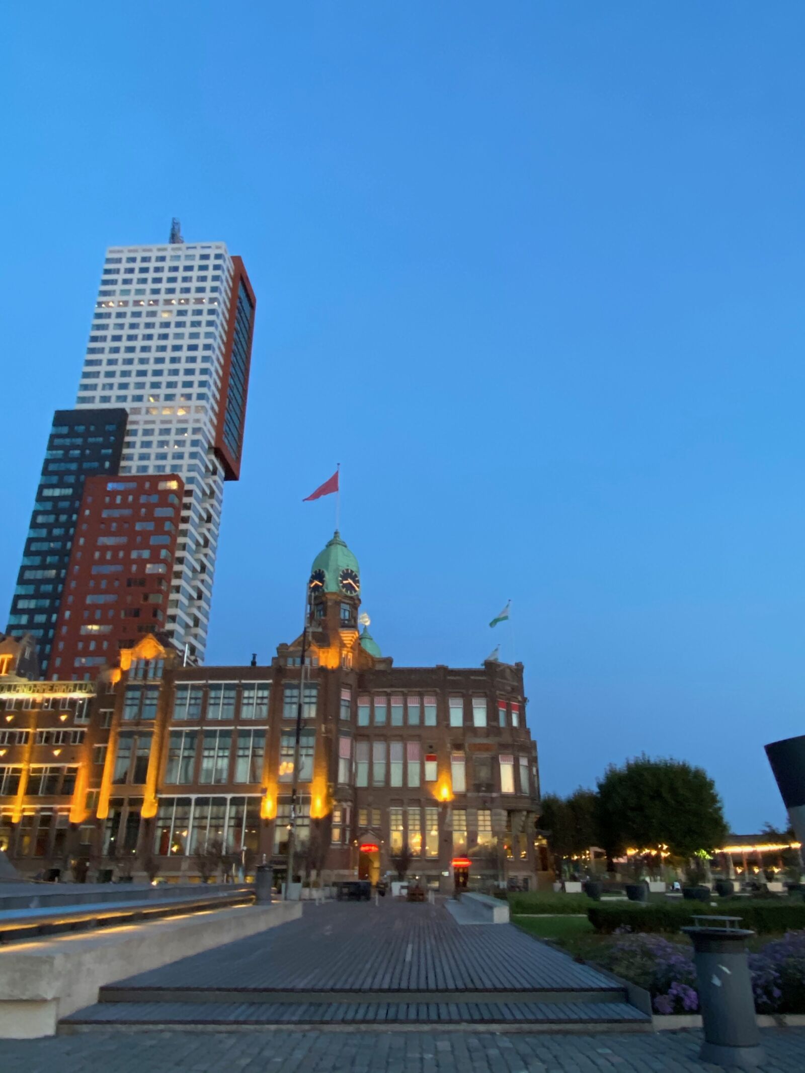 Apple iPhone 11 Pro Max sample photo. Rotterdam, netherlands, evening photography