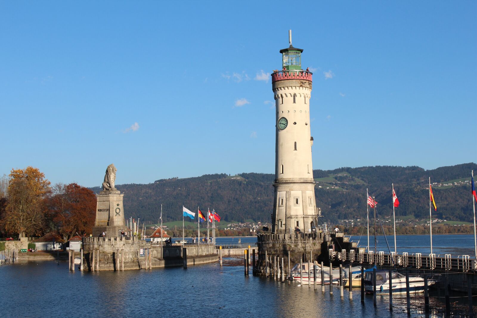 Canon EF-S 18-55mm F3.5-5.6 IS II sample photo. Lake constance, lindau, harbour photography