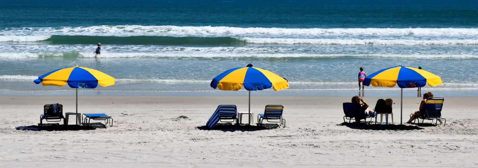 Nikon D3300 sample photo. People, beach, beach umbrella photography