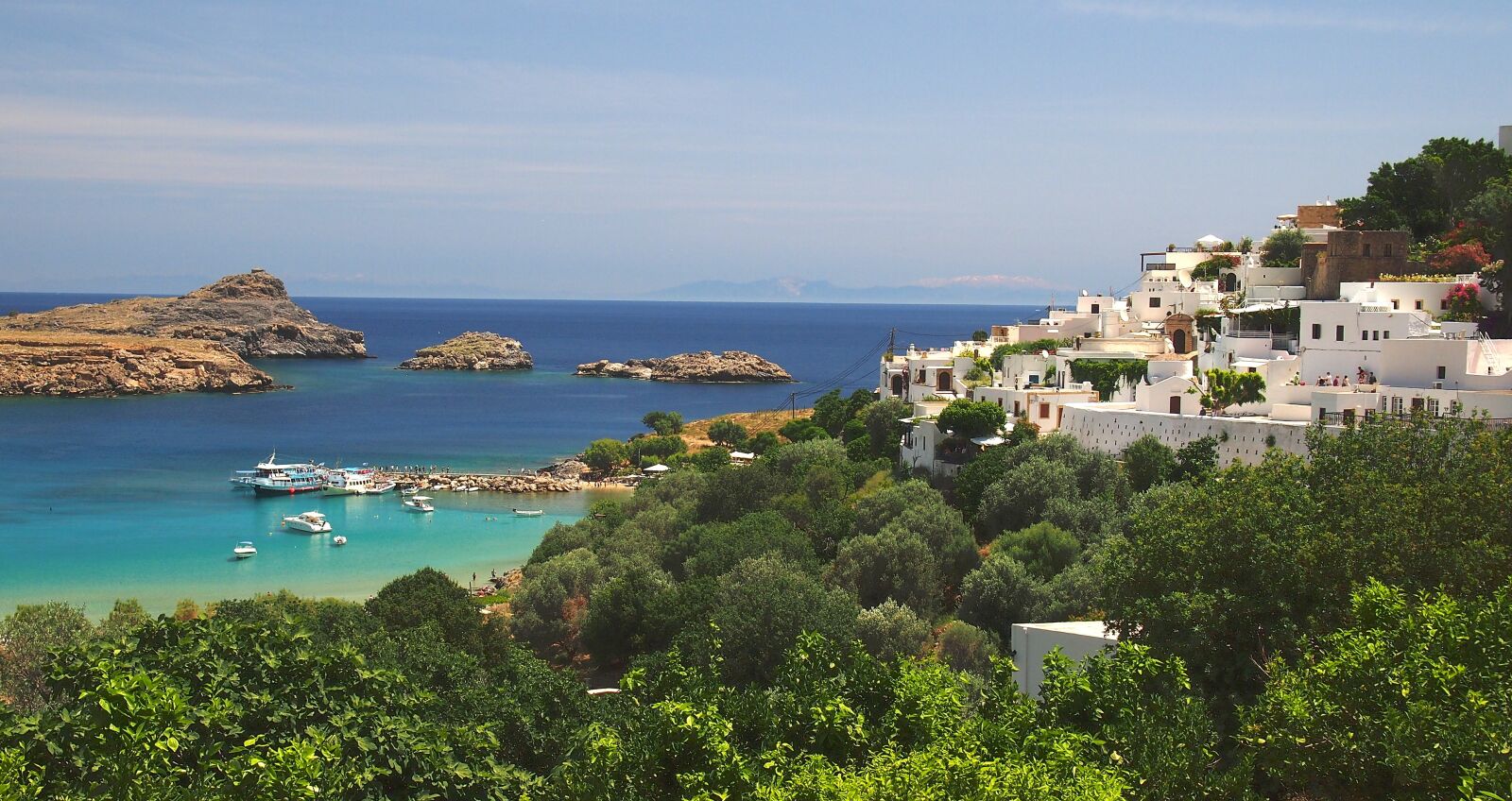 Olympus PEN E-PM1 sample photo. Lindos, rhodes, greece photography