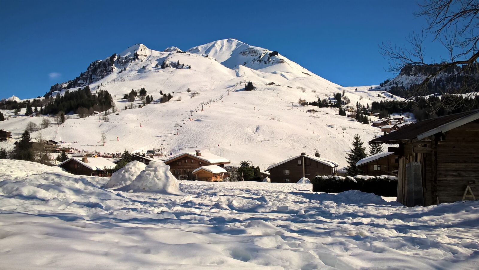 Microsoft Lumia 640 LTE Dual SIM sample photo. Snow, mountain, winter photography