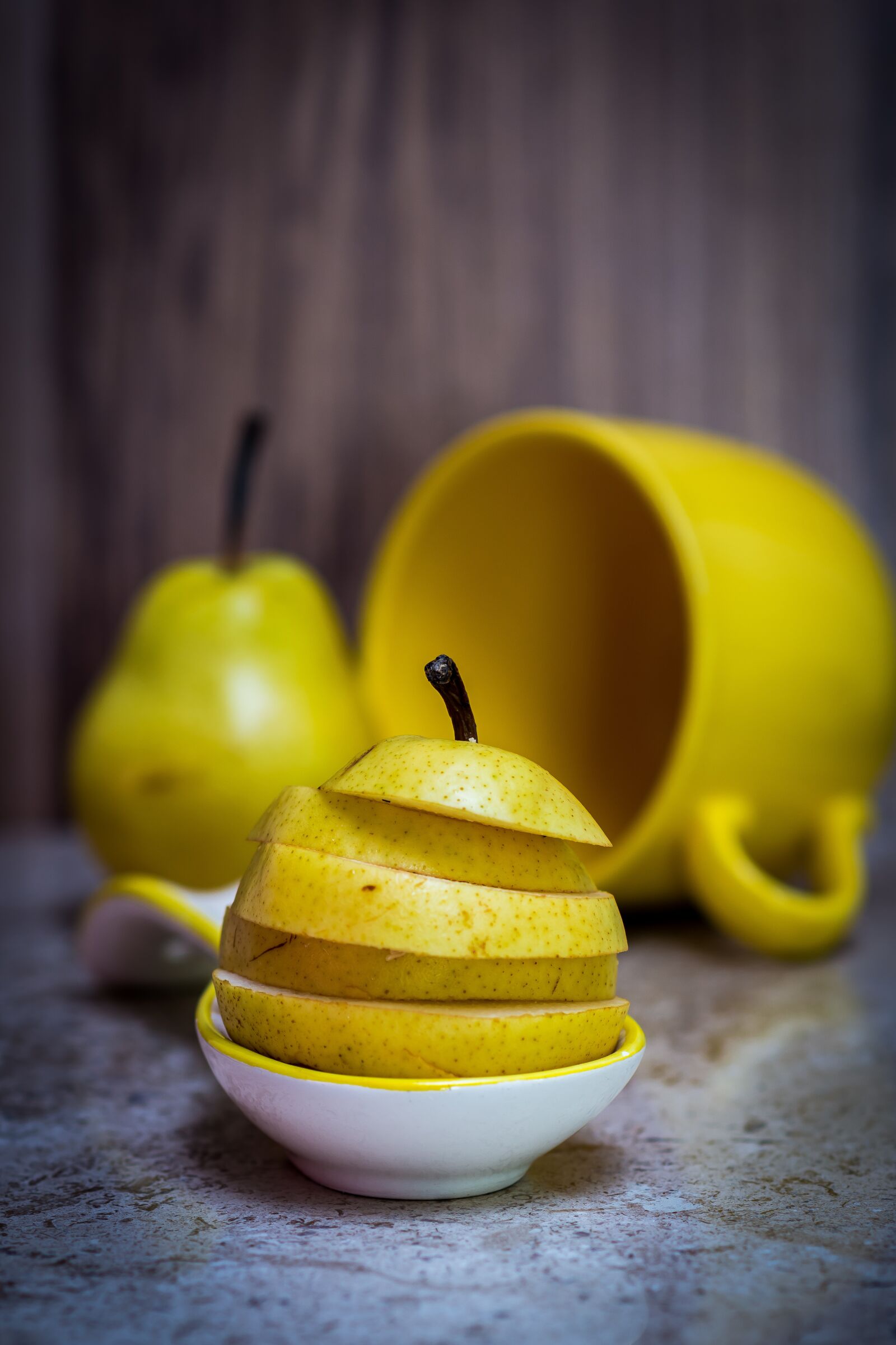 Nikon D7200 sample photo. Food, desktop, pear photography