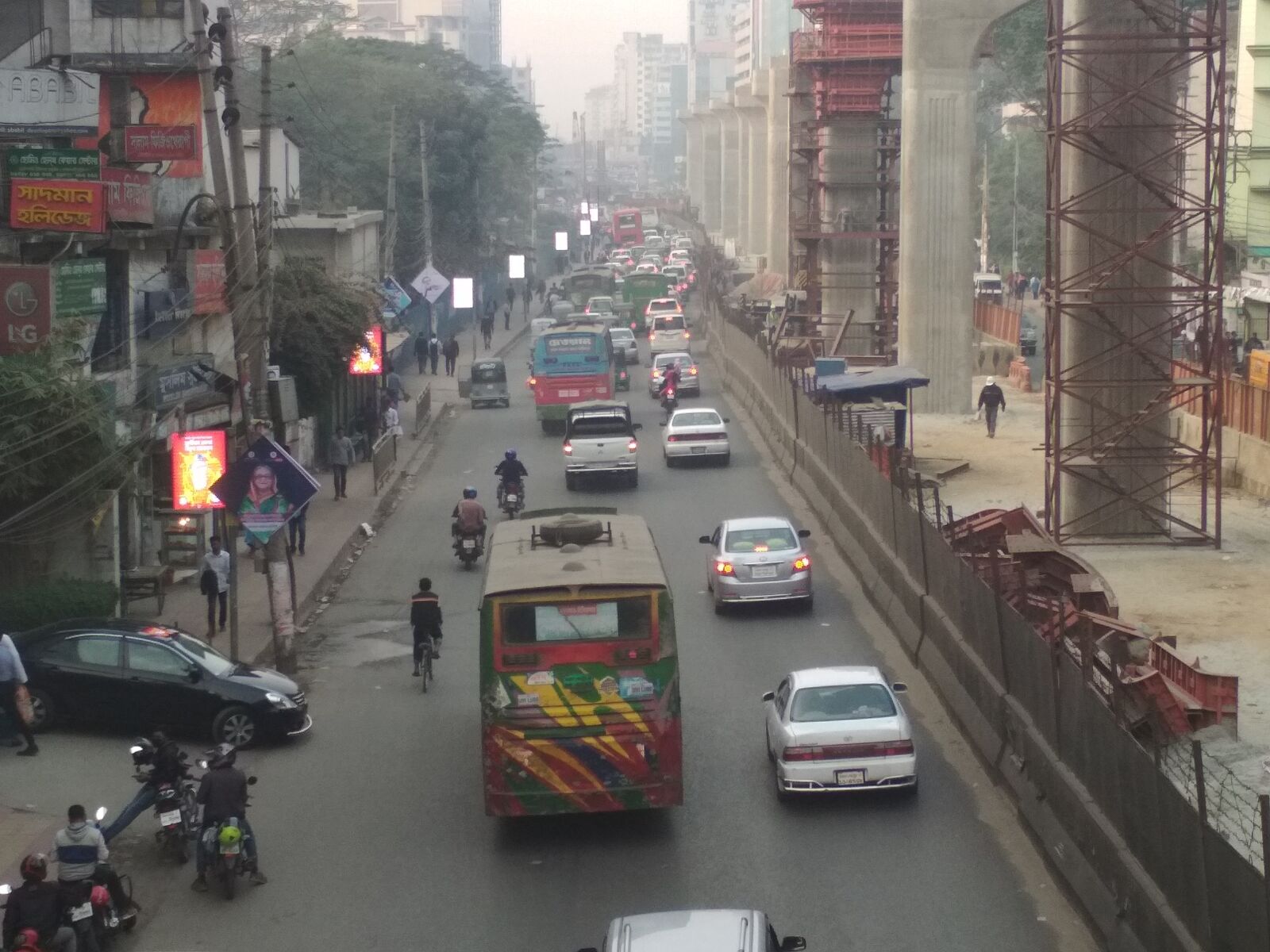 Xiaomi Redmi 4X sample photo. City, road, bus photography