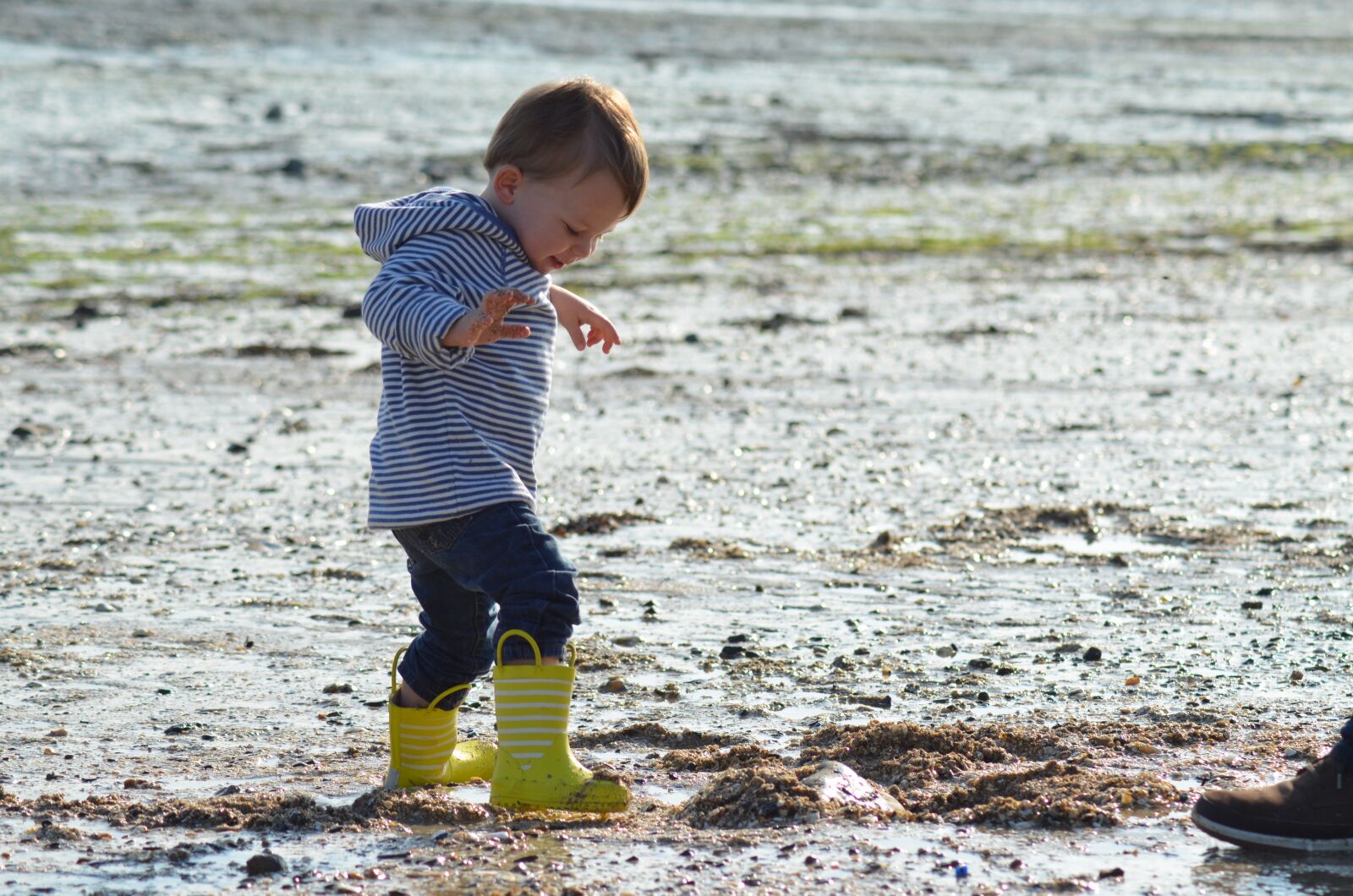 Nikon D5100 sample photo. Child, beach, marin photography