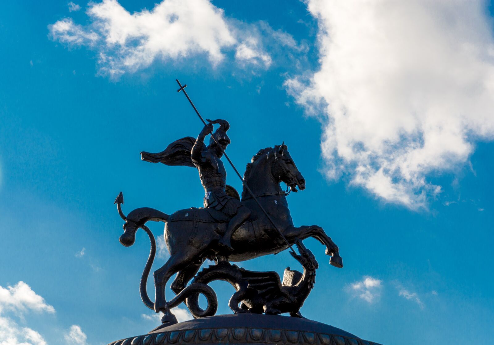 Nikon D3200 sample photo. Statue, saint george and photography