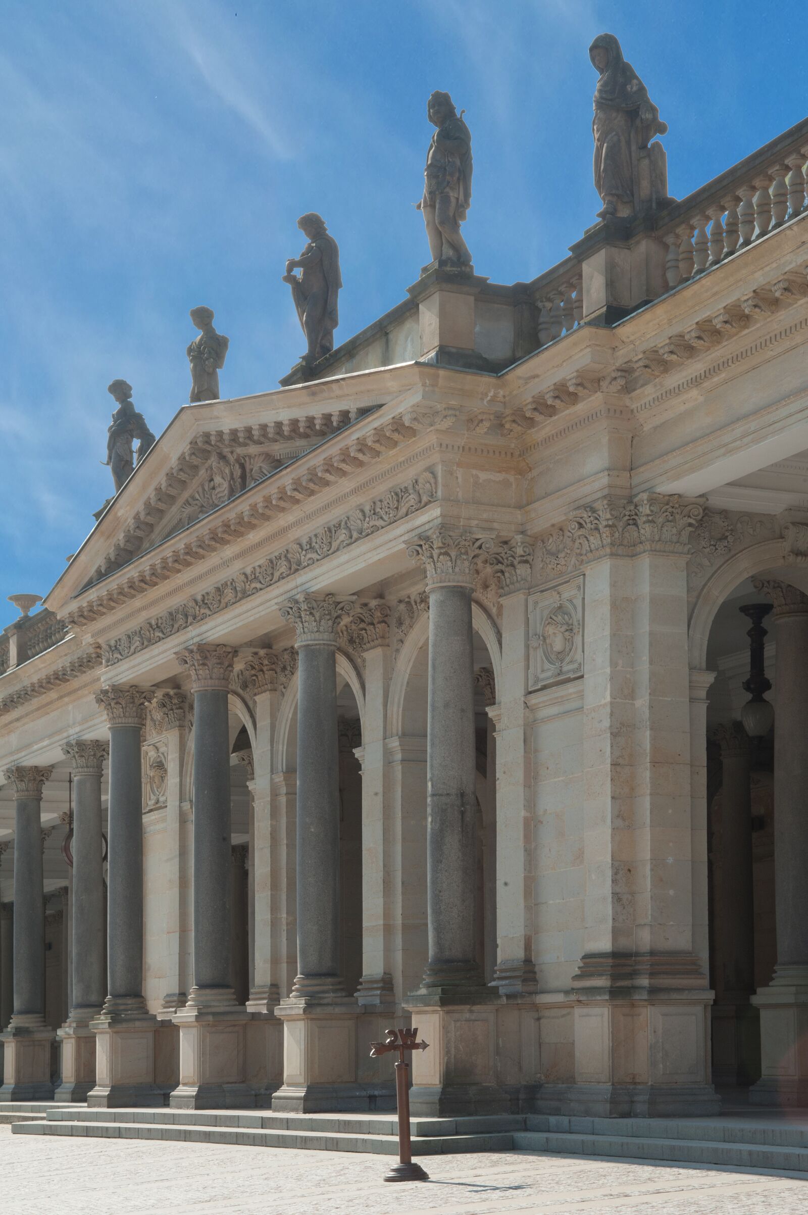 Nikon D700 sample photo. Mill colonnade, karlovy vary photography
