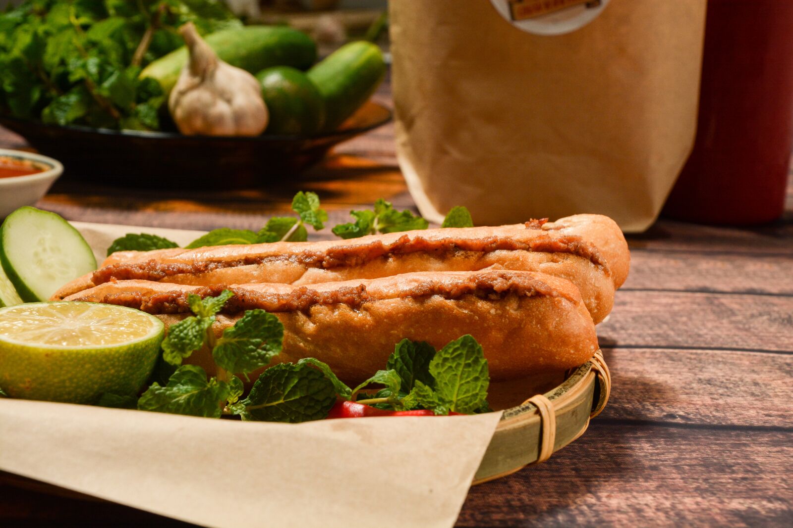 Nikon D7100 sample photo. Bread, pate, english bread photography