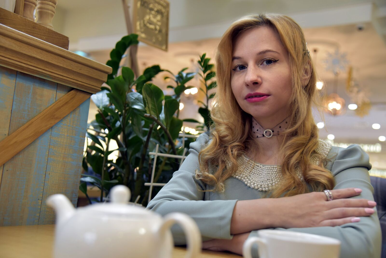 Nikon D750 sample photo. Tea party, café, tea photography