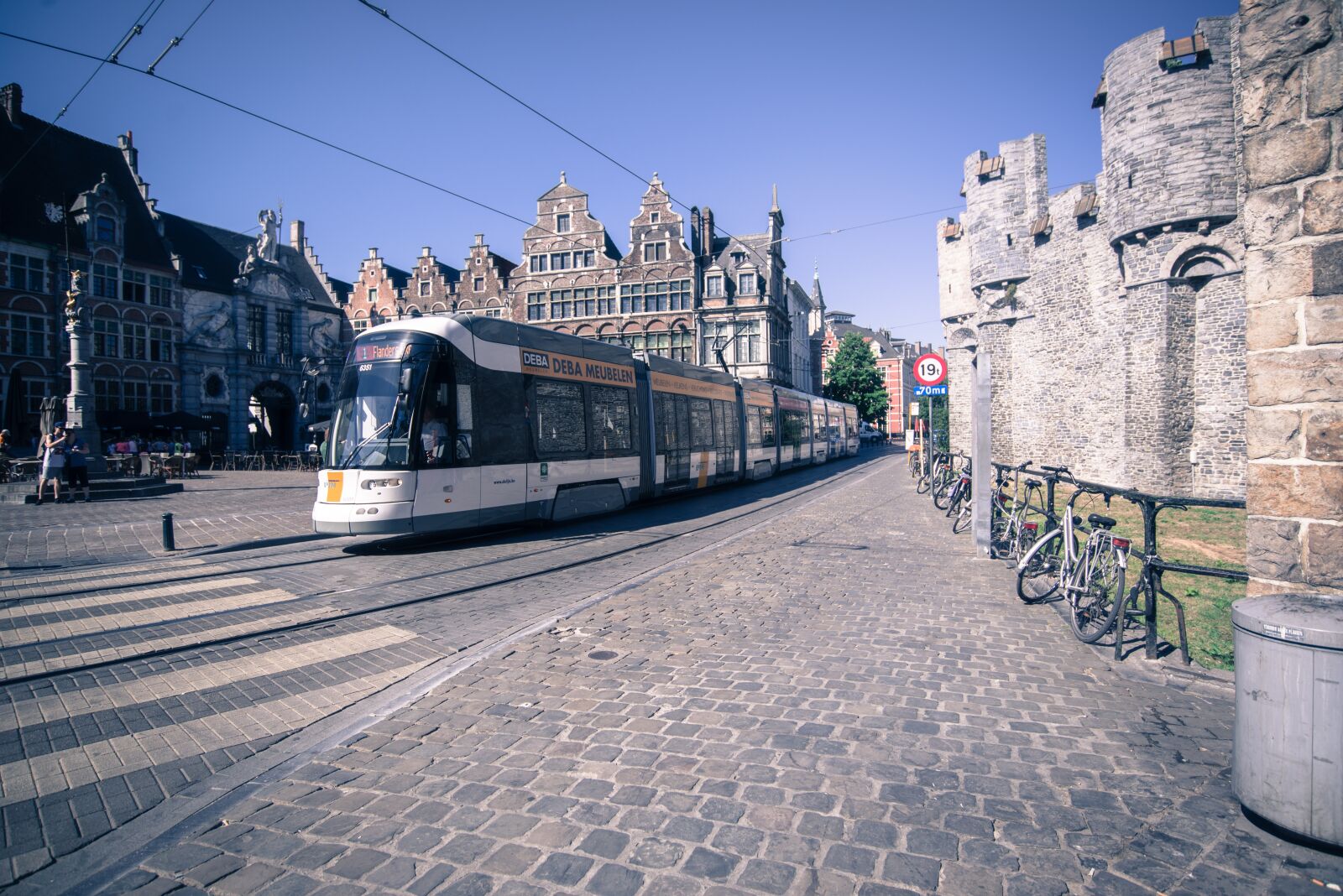 Nikon D610 sample photo. Tram, ghent, downtown photography