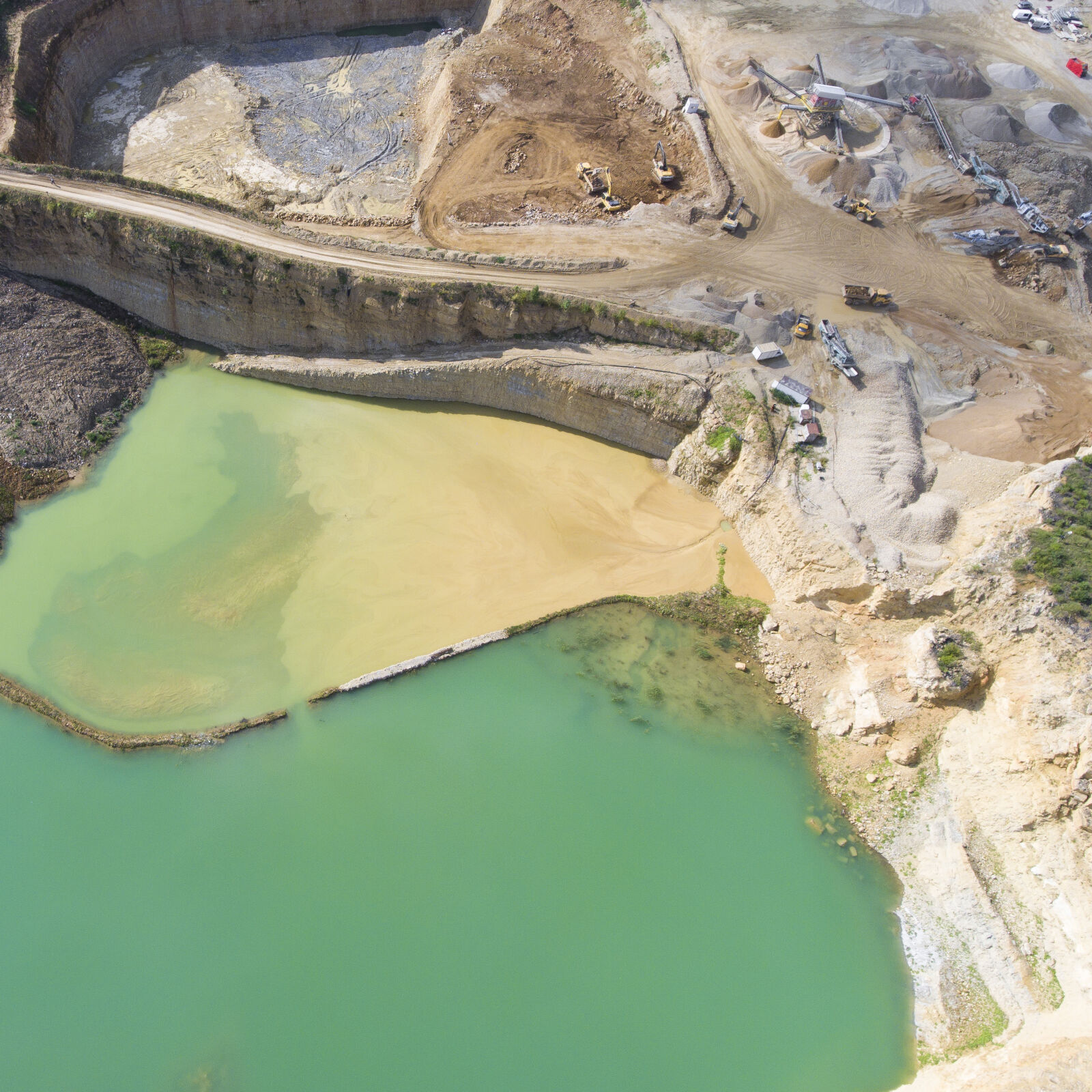 DJI FC330 sample photo. Above, bedrock, bird, boulder photography