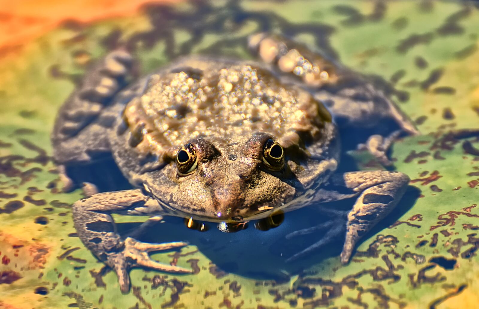 Nikon D7200 sample photo. Frog, pond, animal photography