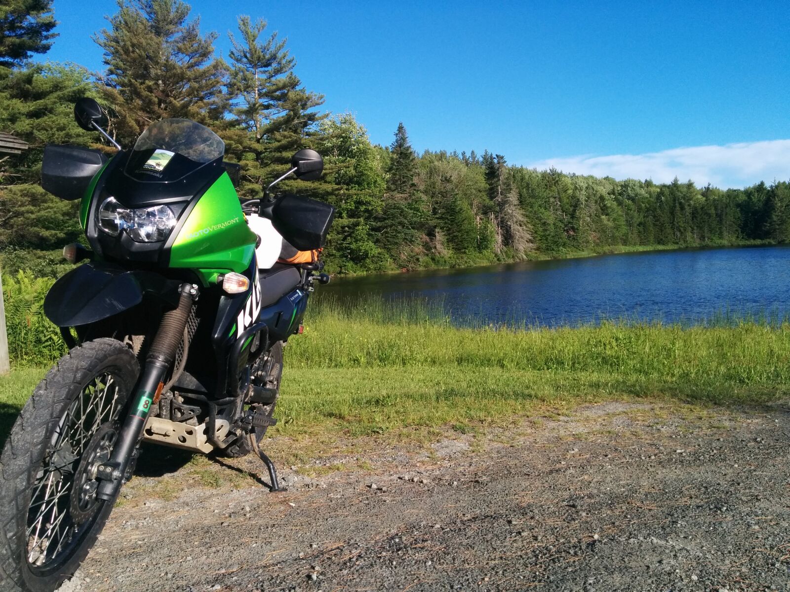 LG Nexus 5 sample photo. Lake, offroad, motorcycle, road photography