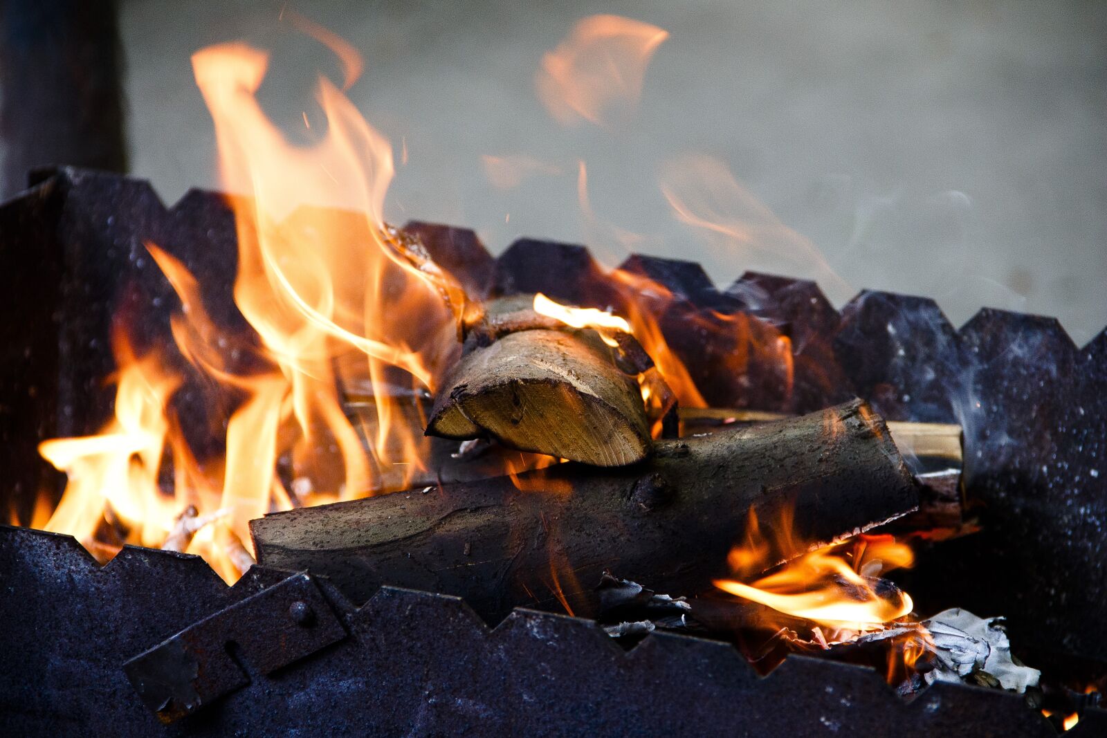 Canon EOS 650D (EOS Rebel T4i / EOS Kiss X6i) sample photo. Firewood, fire, koster photography