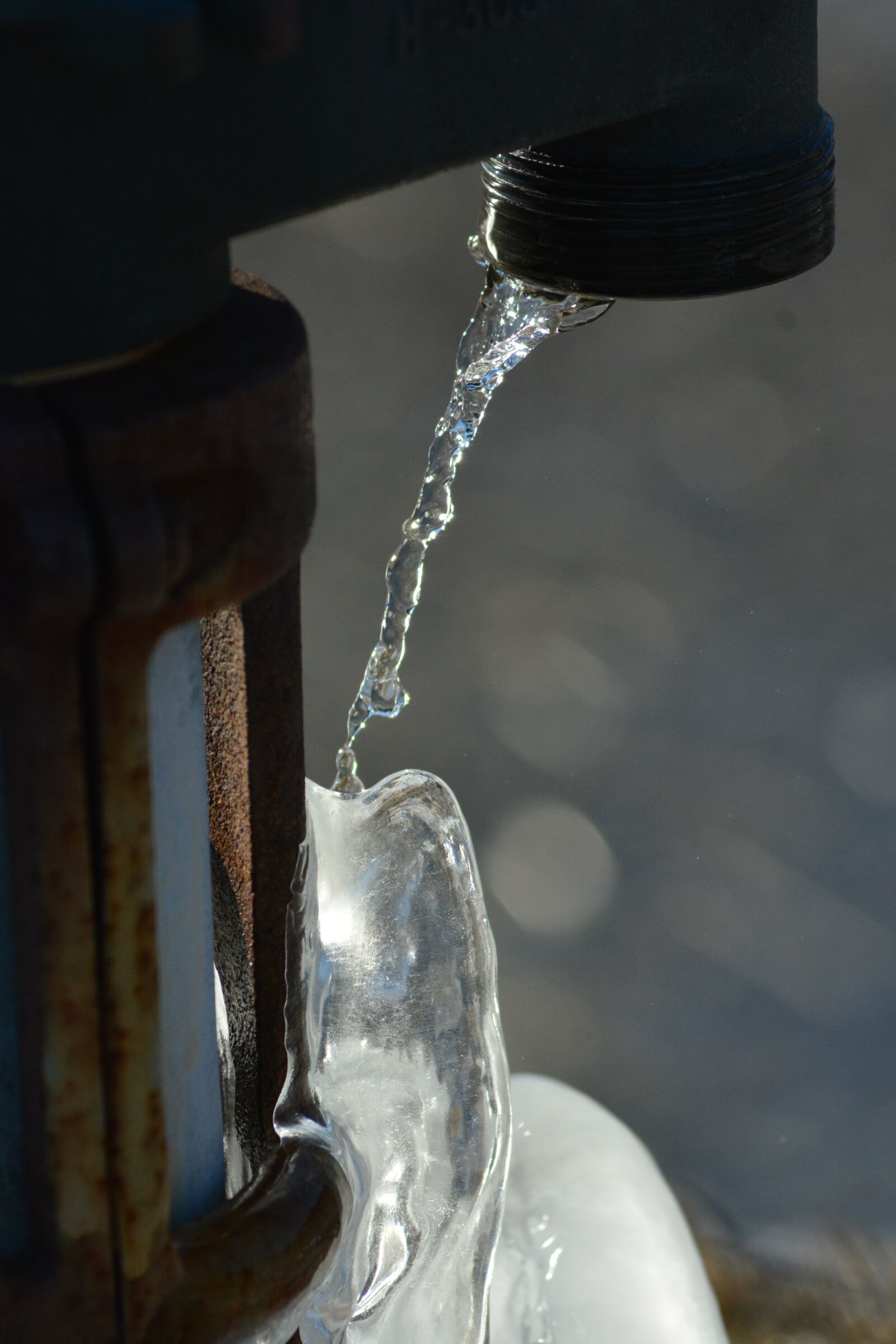 Nikon D7100 sample photo. Water, ice, winter photography