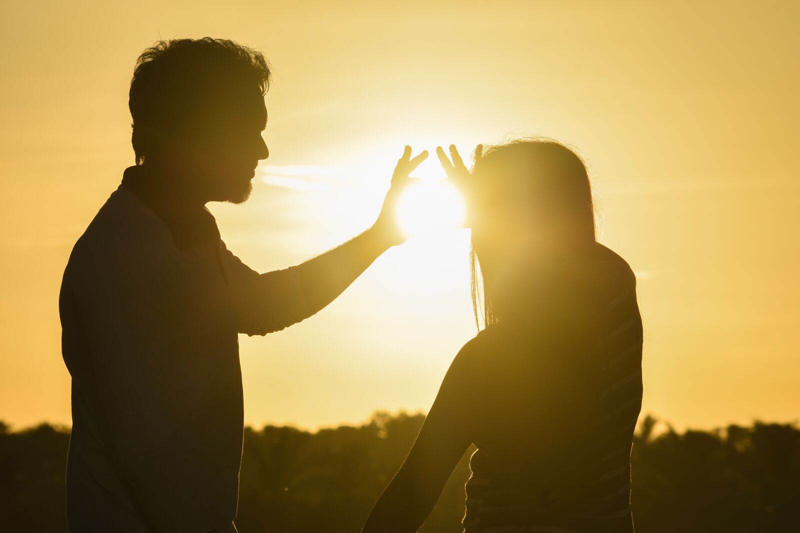 Nikon D7200 sample photo. Sun, love, couple photography