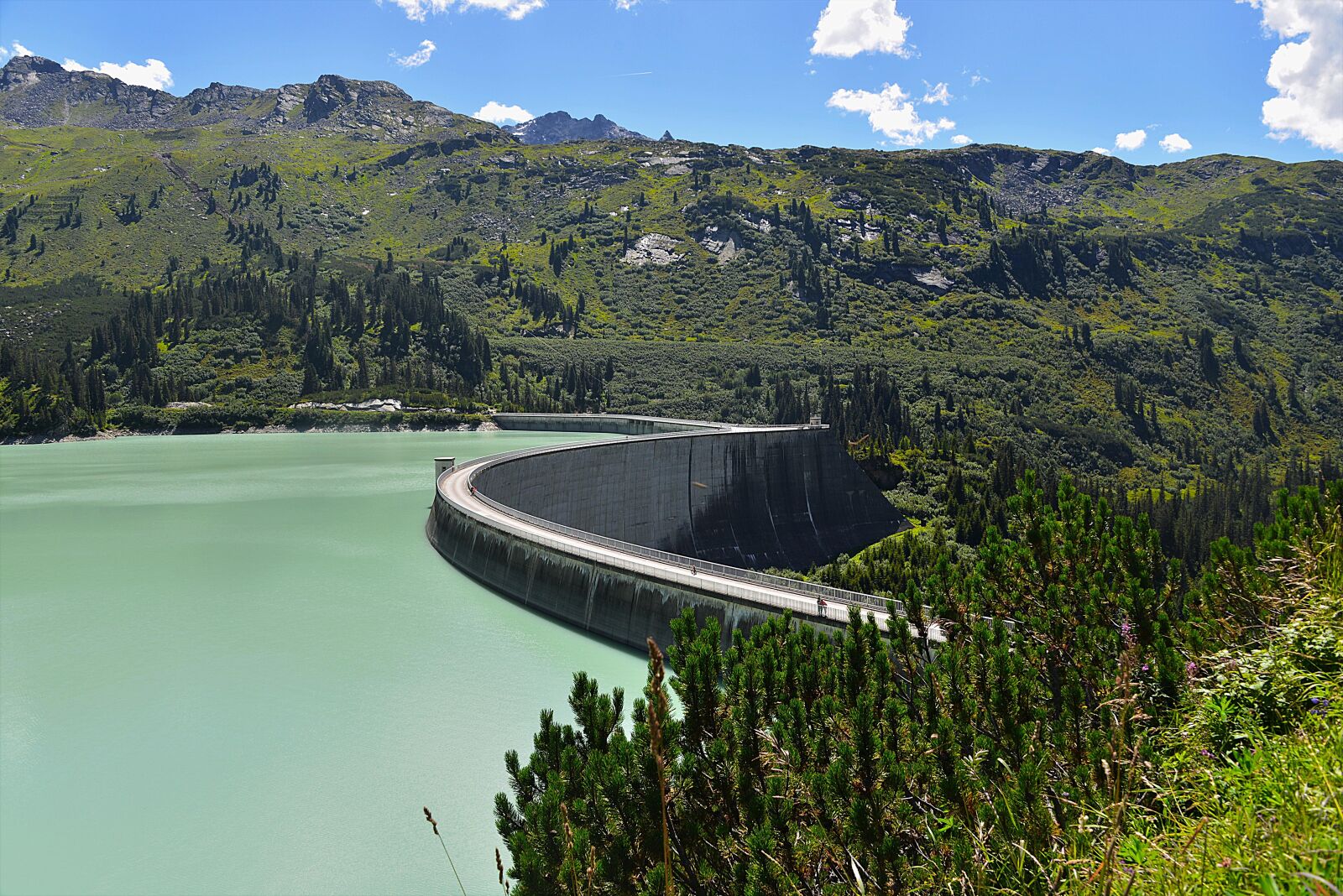 Nikon D610 sample photo. Kaunertal, dam, kopfssee photography
