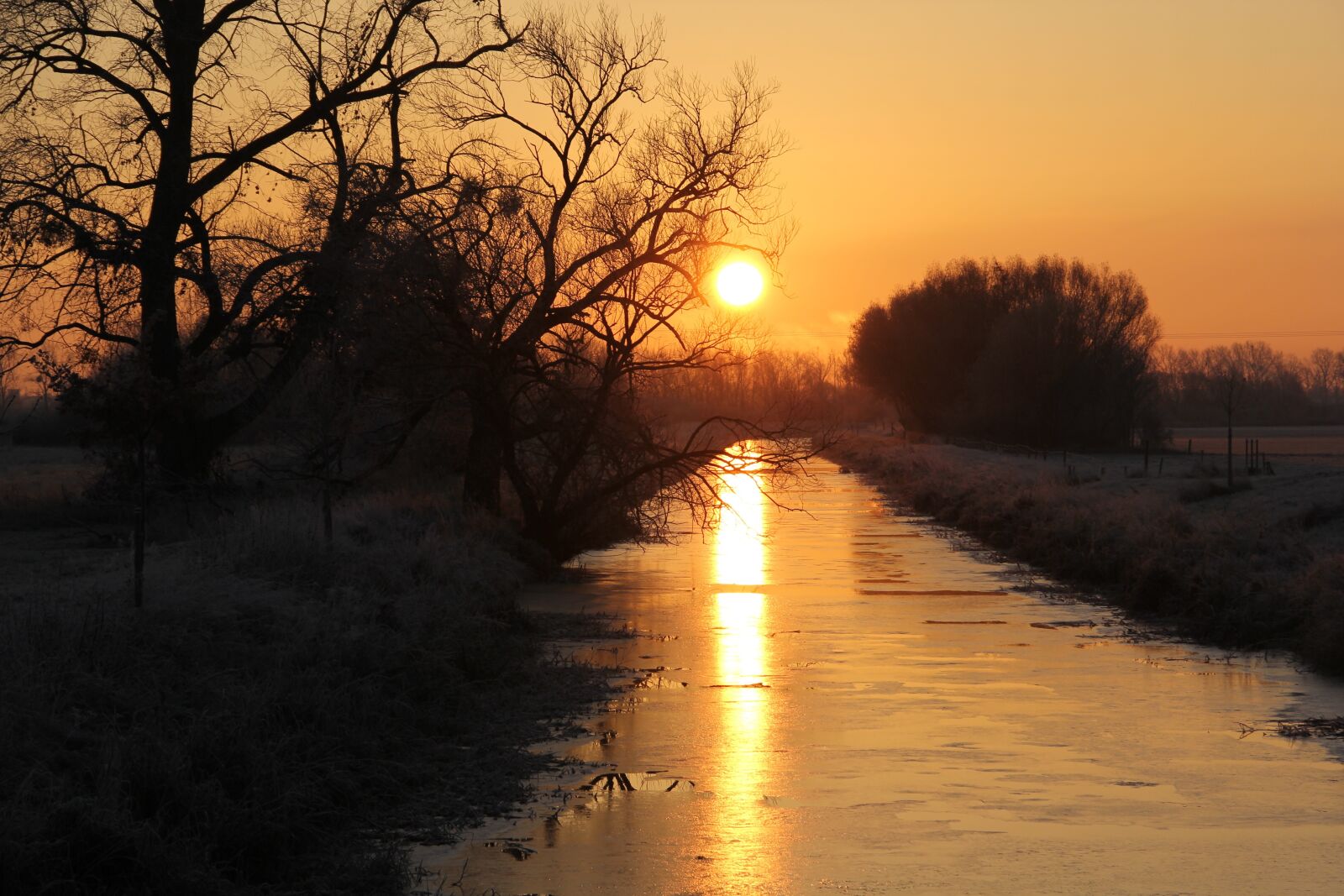 Canon EF-S 18-135mm F3.5-5.6 IS sample photo. Sunset, river, creek photography