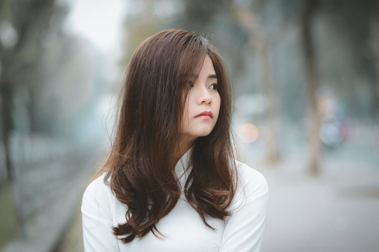 Nikon D7100 sample photo. Girl, white shirt, young photography