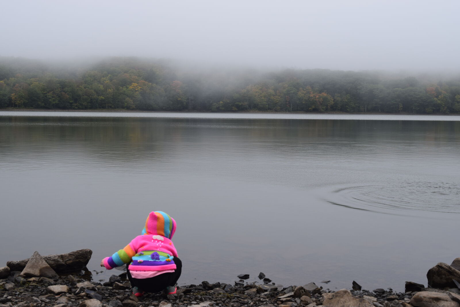 Nikon D3300 sample photo. Bay, beach, child, fog photography