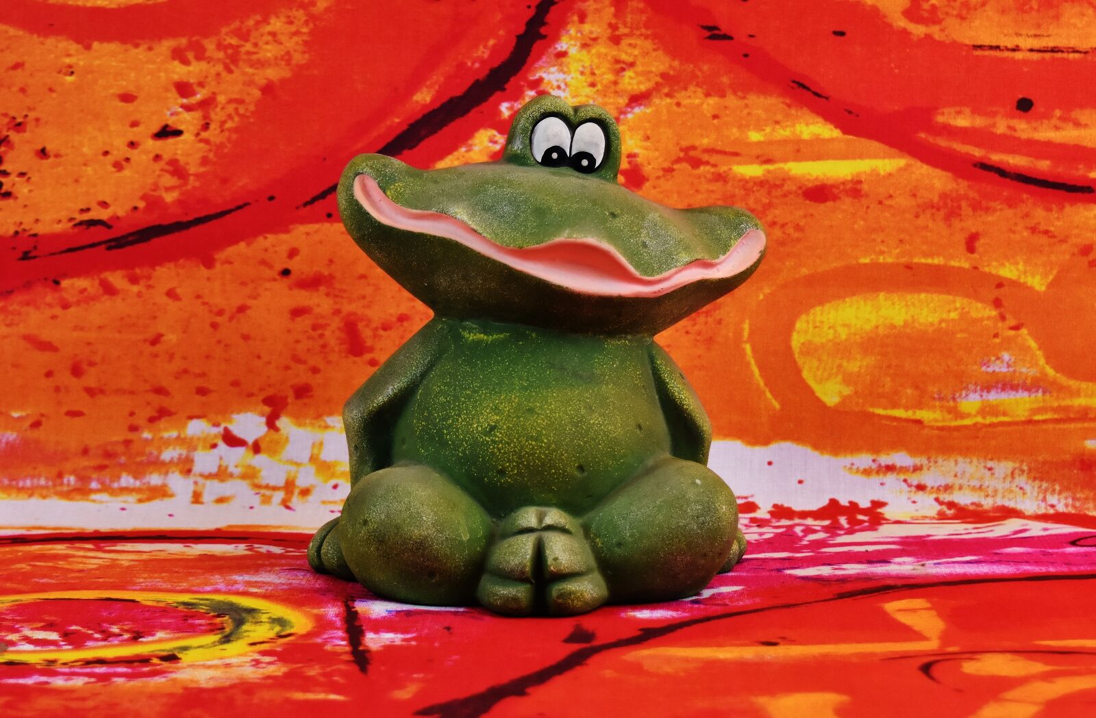 Nikon D7200 sample photo. Frog, figures, funny photography