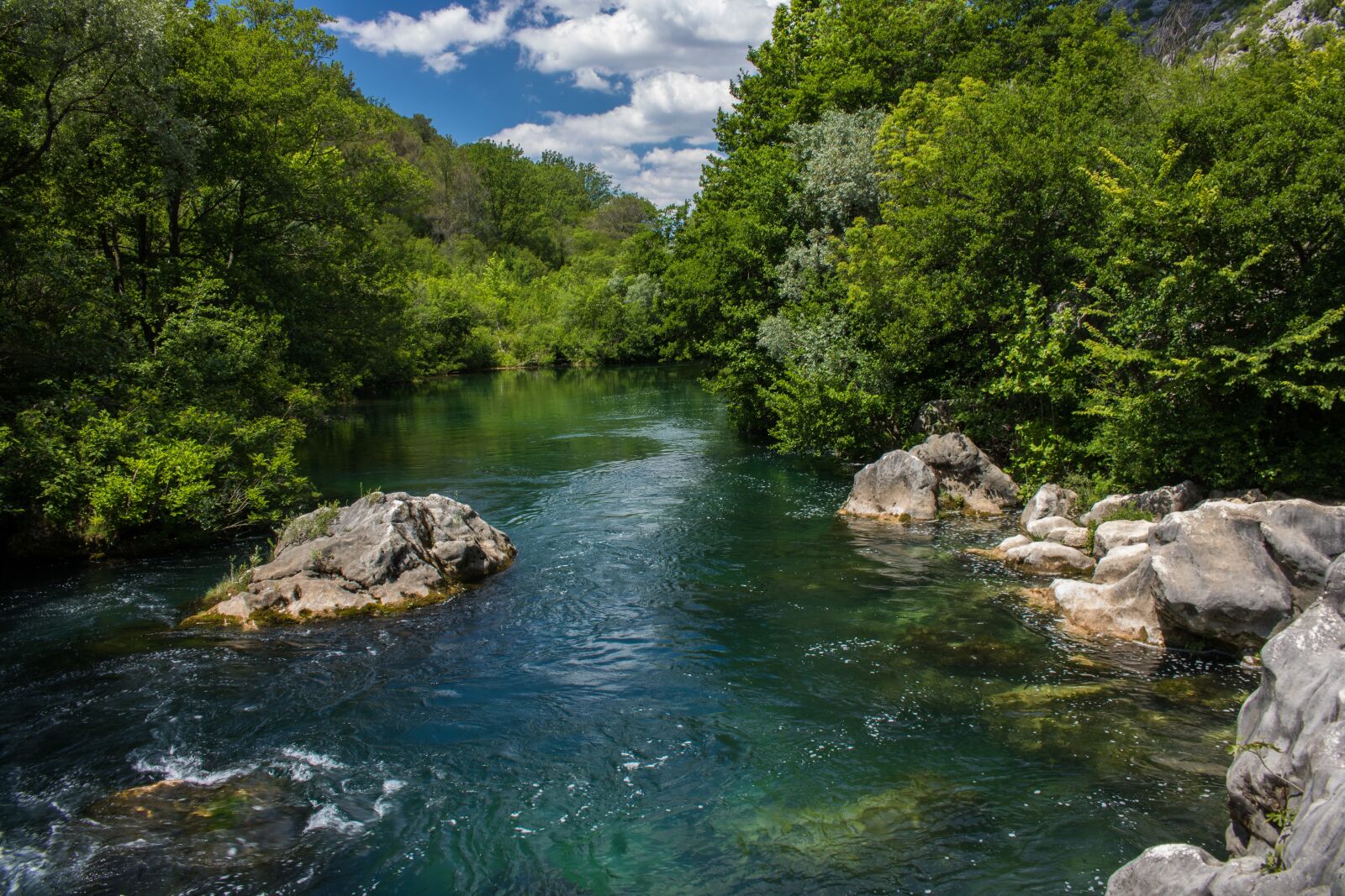 Canon EOS 750D (EOS Rebel T6i / EOS Kiss X8i) sample photo. River, croatia, dalmatia photography