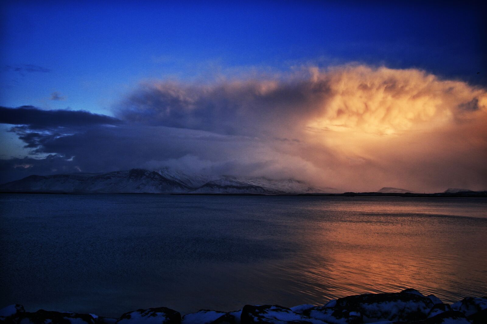 Canon EOS 70D sample photo. Cloud, sea, iceland photography