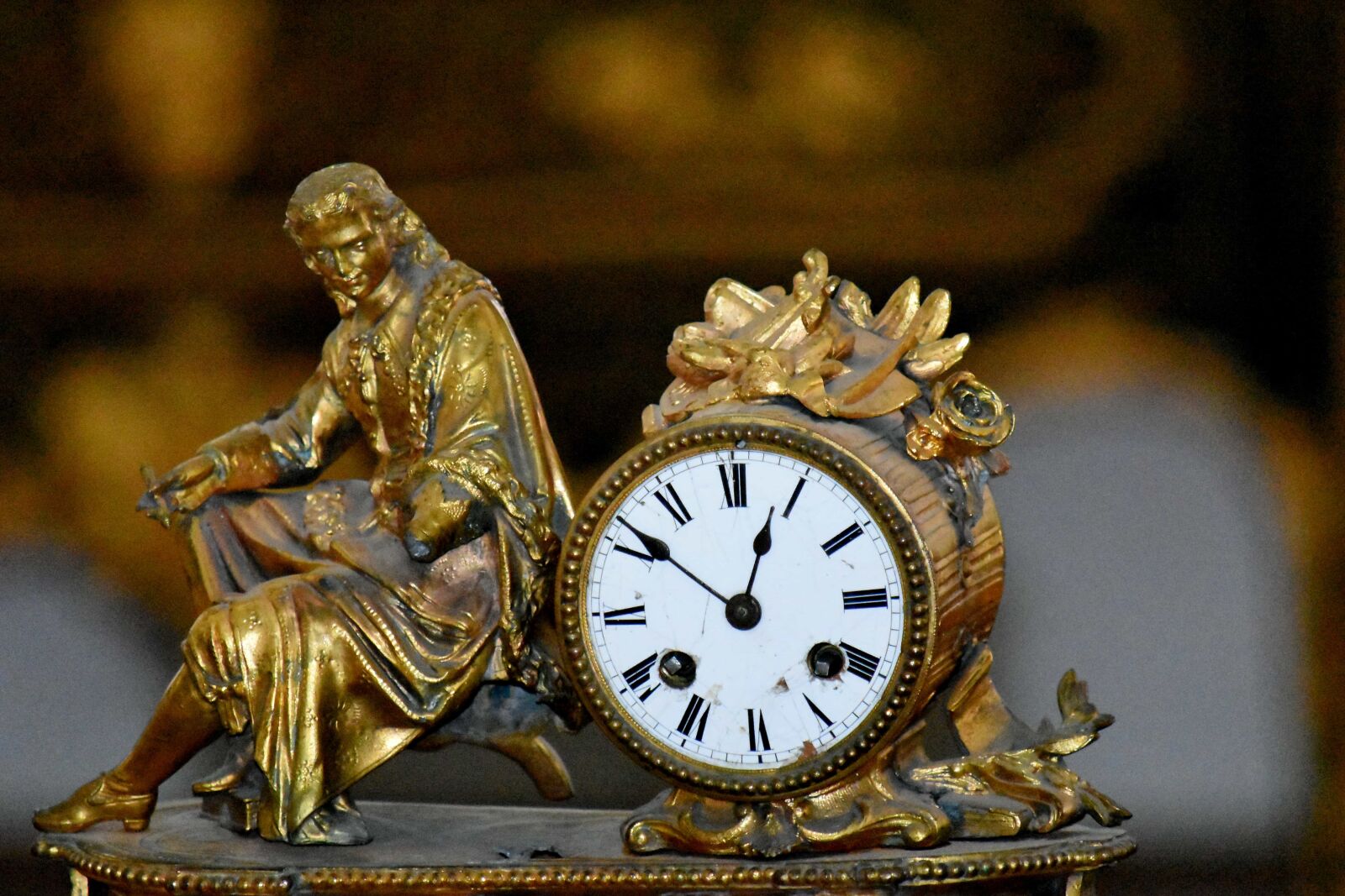 Nikon D5500 sample photo. Analog clock, art, baroque photography