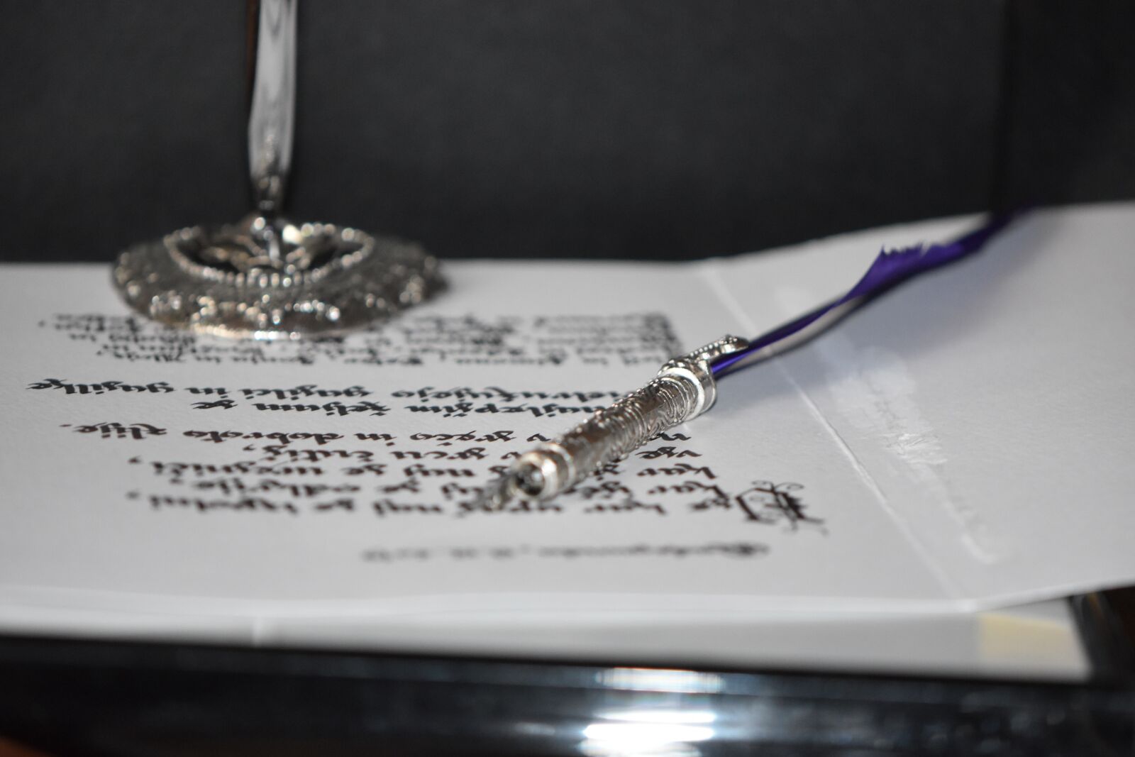 Nikon D5600 sample photo. Calligraphy, old, quill photography