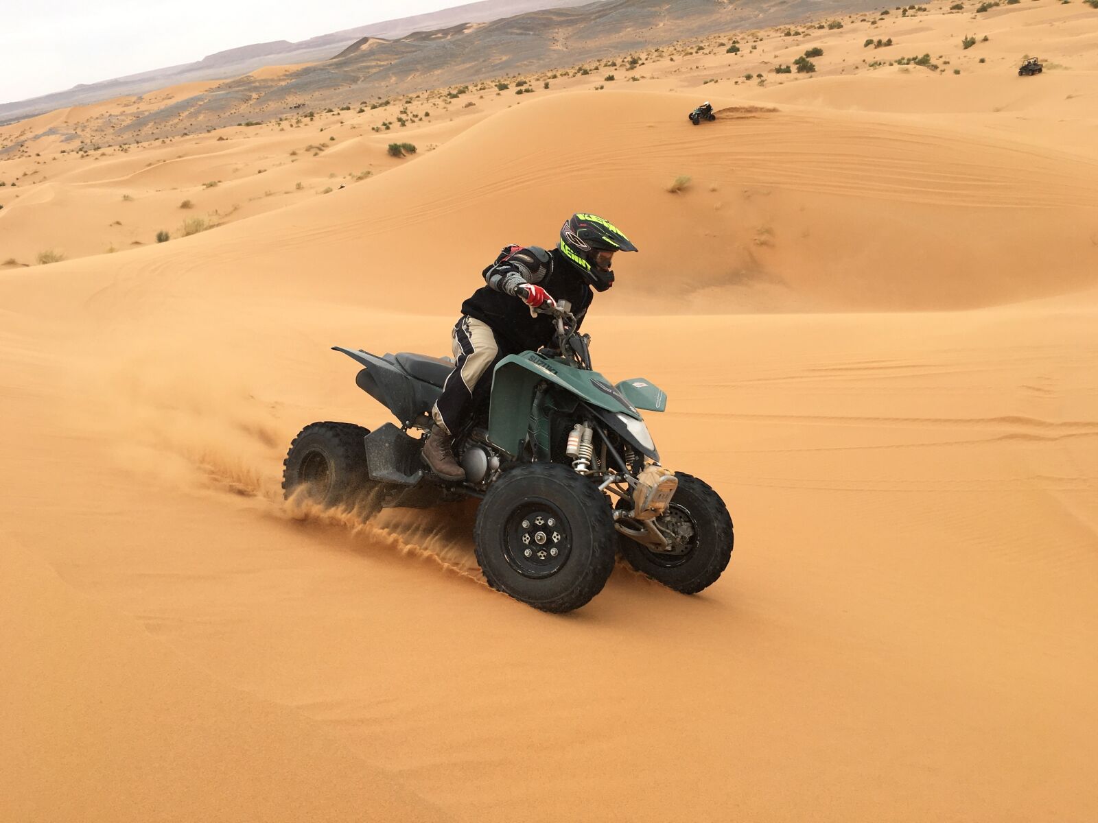 Apple iPhone 6s sample photo. Quad, desert, 4x4 photography