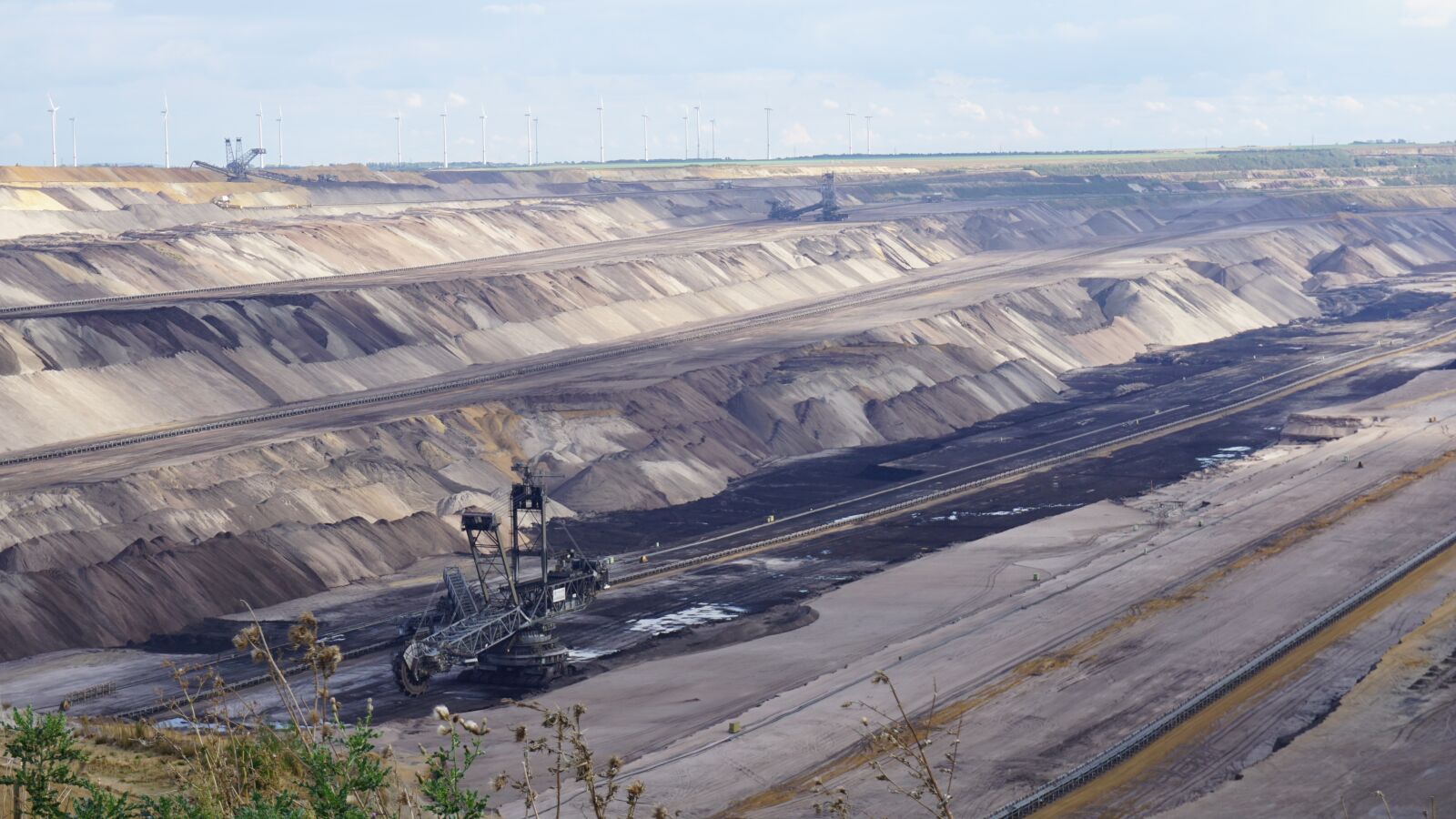 Sony a6000 sample photo. Open pit mining, brown photography