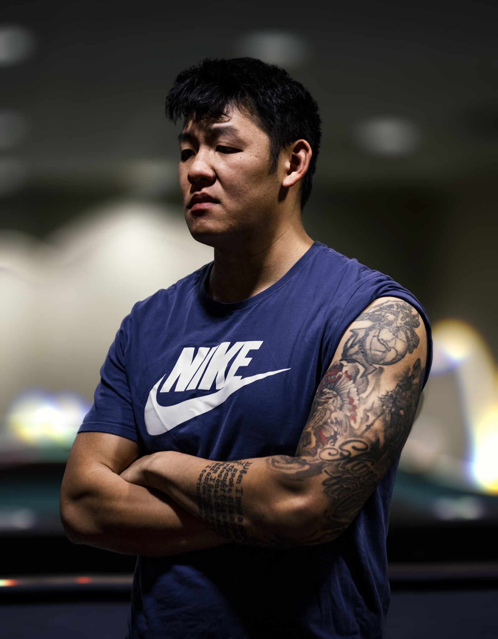 Canon EF 50mm F1.8 STM sample photo. Tattoo, gothic, army photography