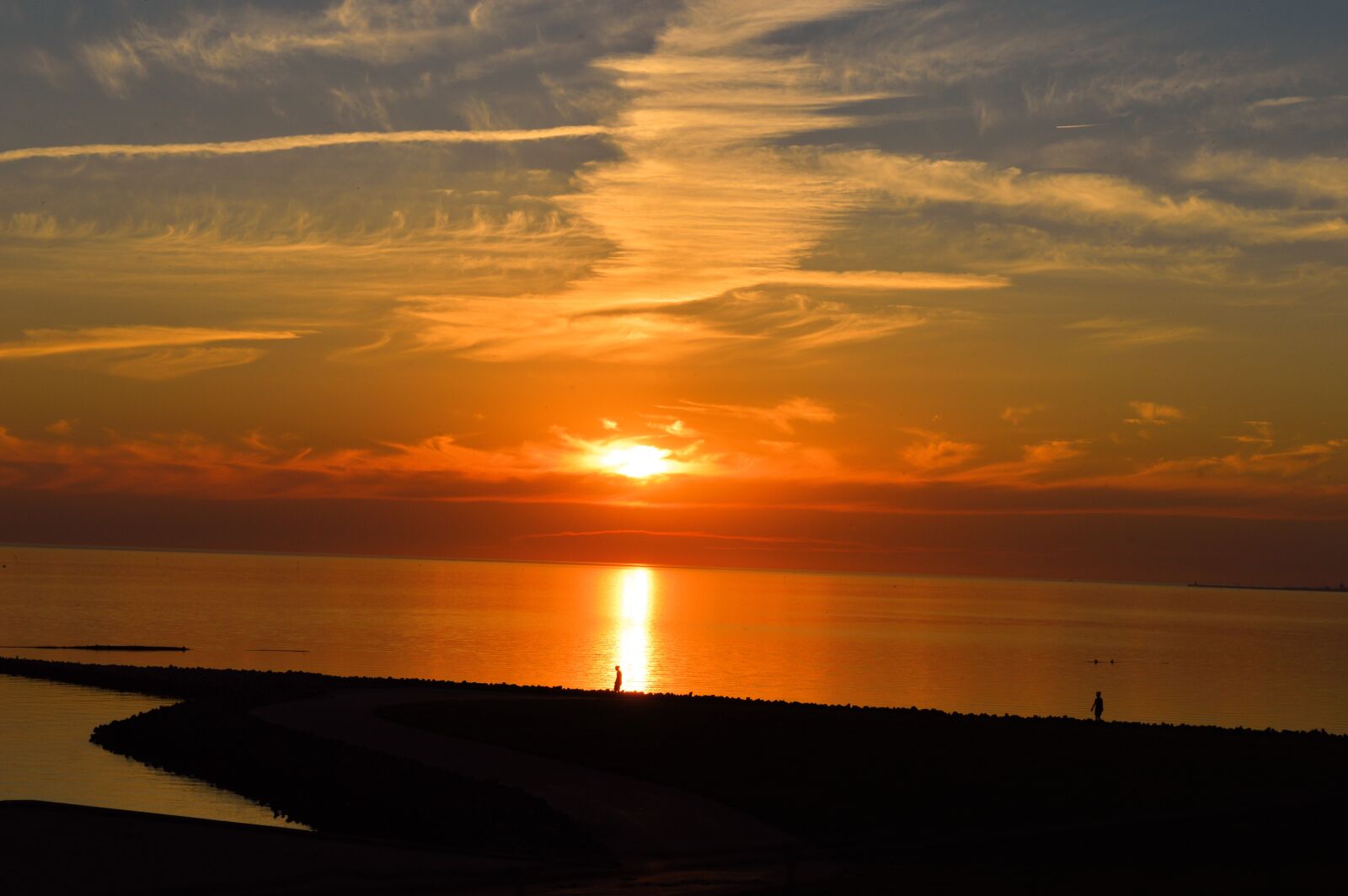 Nikon D3200 sample photo. Sunset, meldorf, port photography