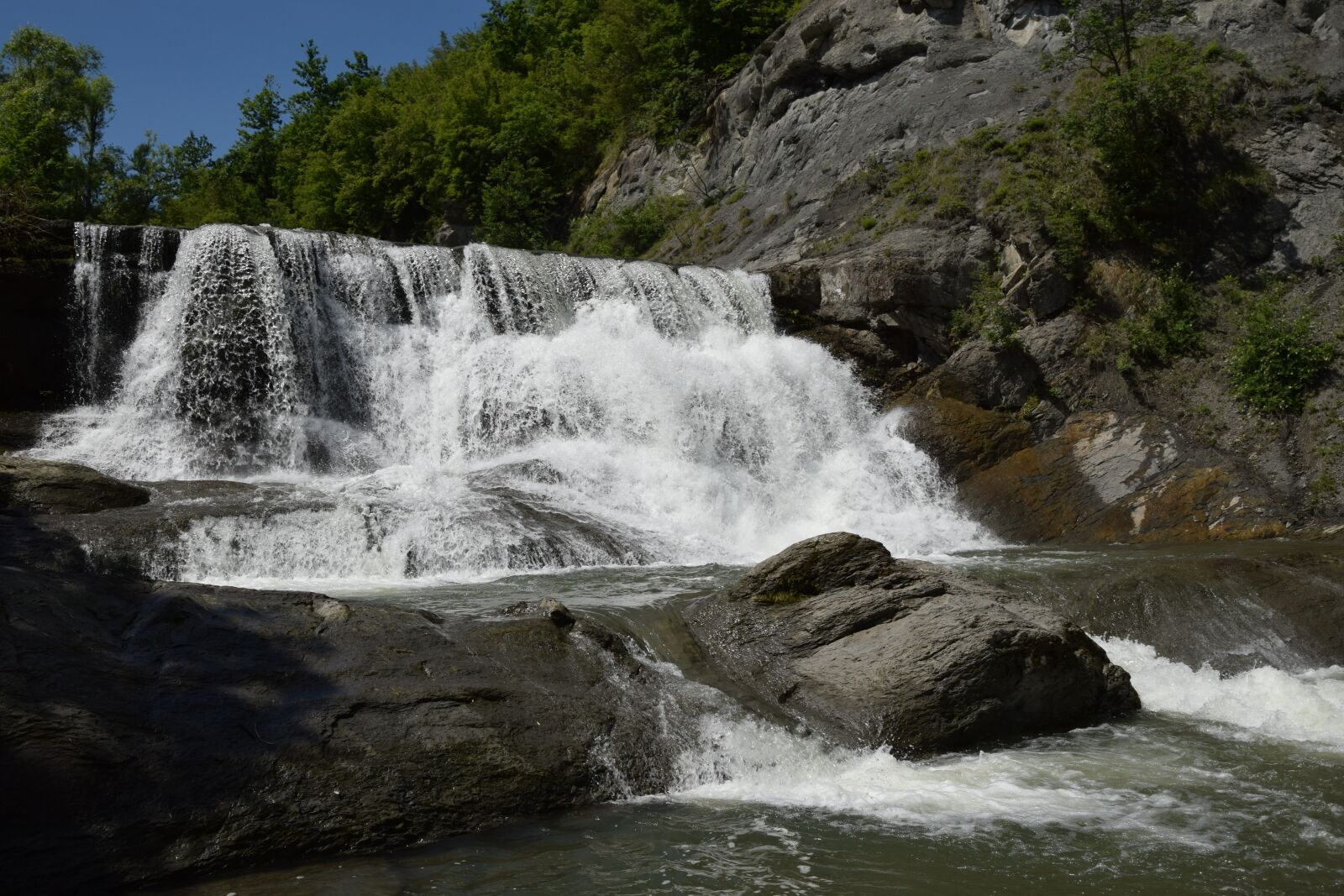 Nikon D3300 sample photo. Hristovki falls, water, nature photography
