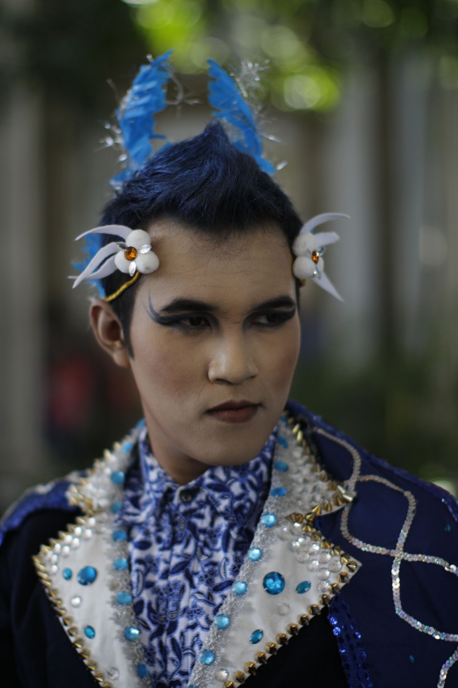 Canon EF 50mm F1.2L USM sample photo. Face, carnival, java photography