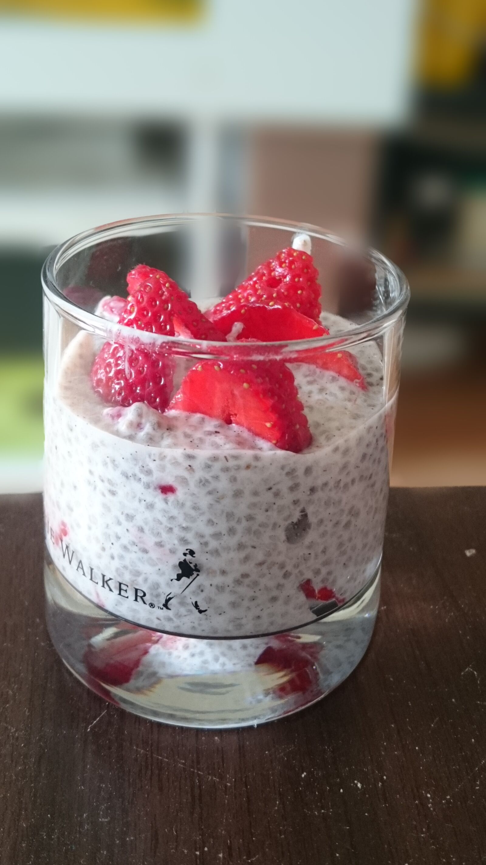 Sony Xperia Z3 sample photo. Strawberry, chia seeds, pudding photography